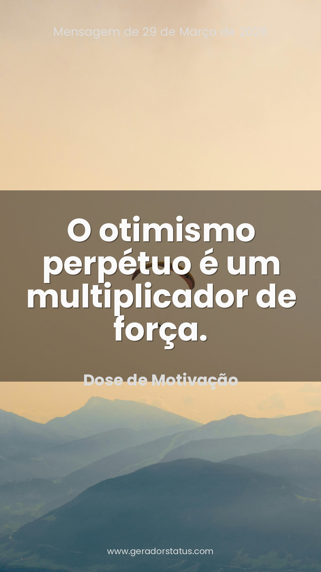 Status do dia: Motivacional