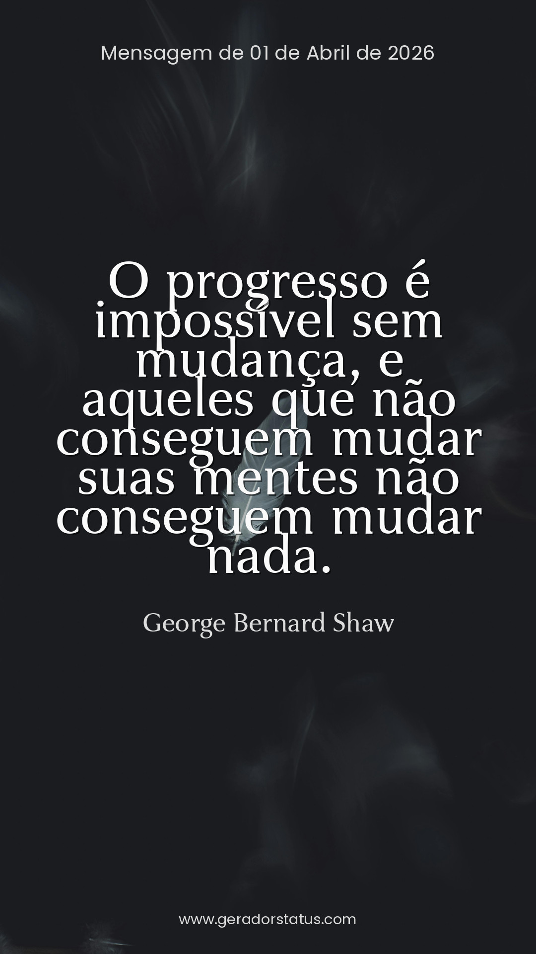 Status do dia: Citação