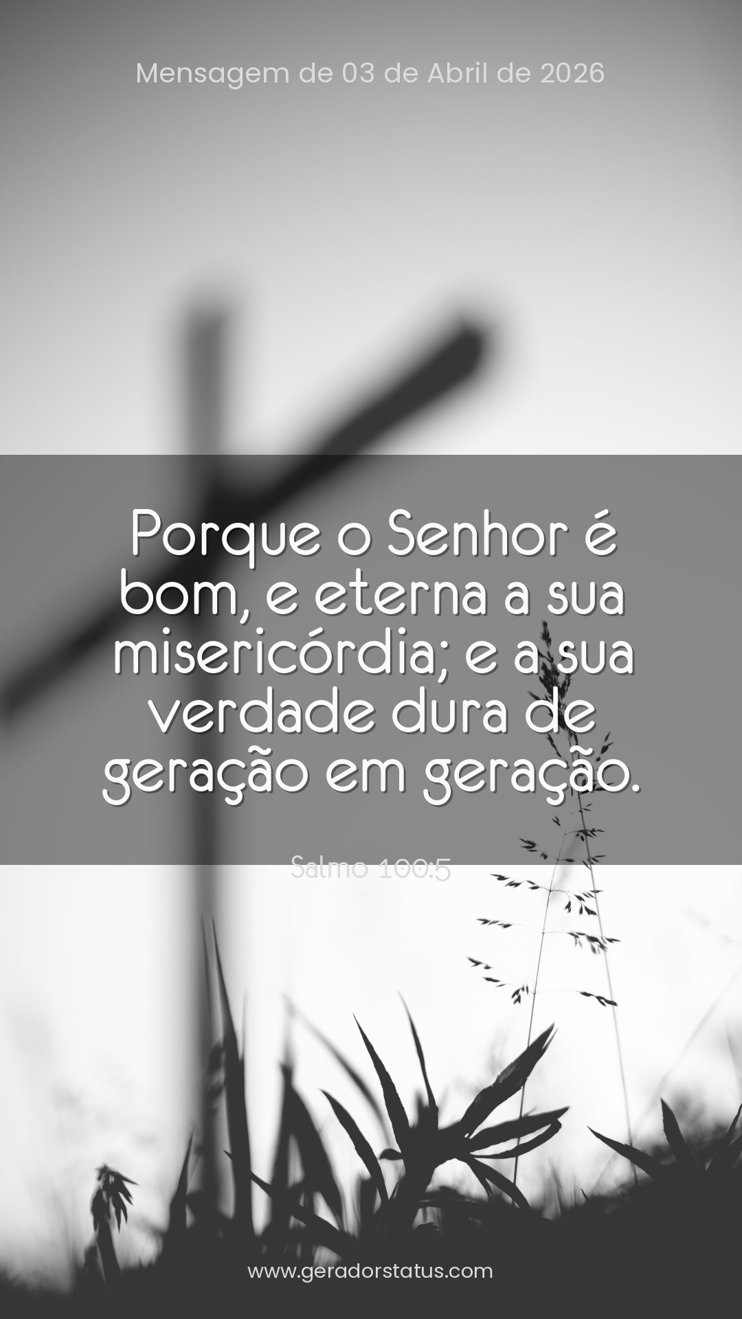 Status do dia: Salmo