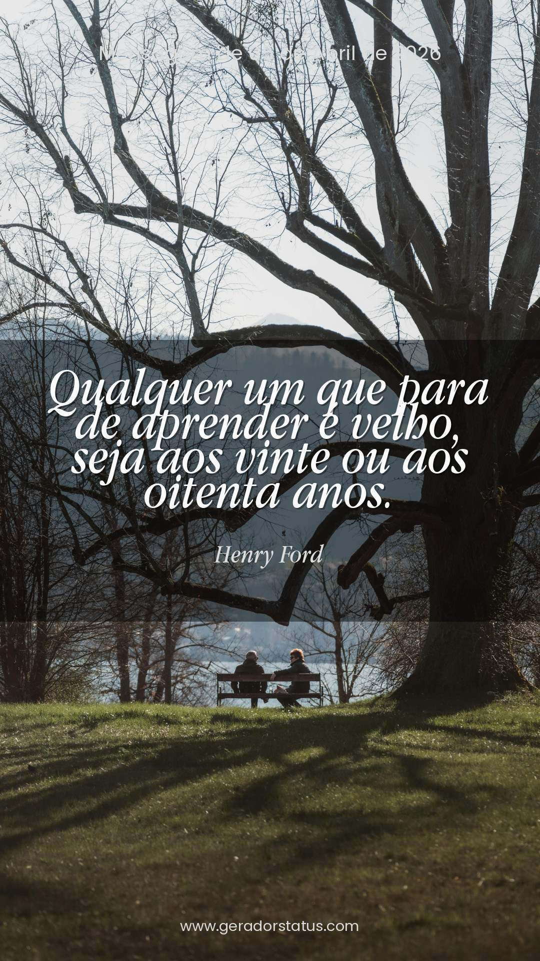 Status do dia: Citação