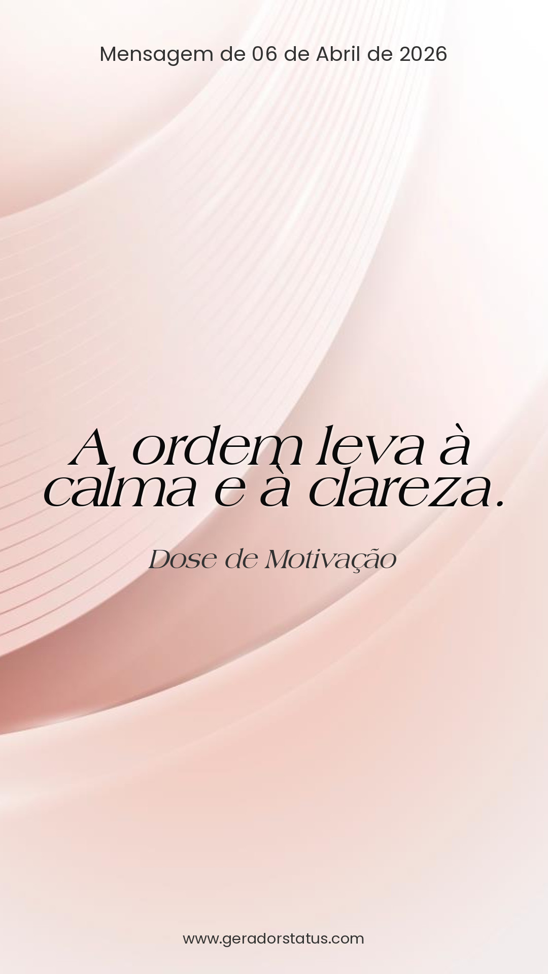 Status do dia: Motivacional