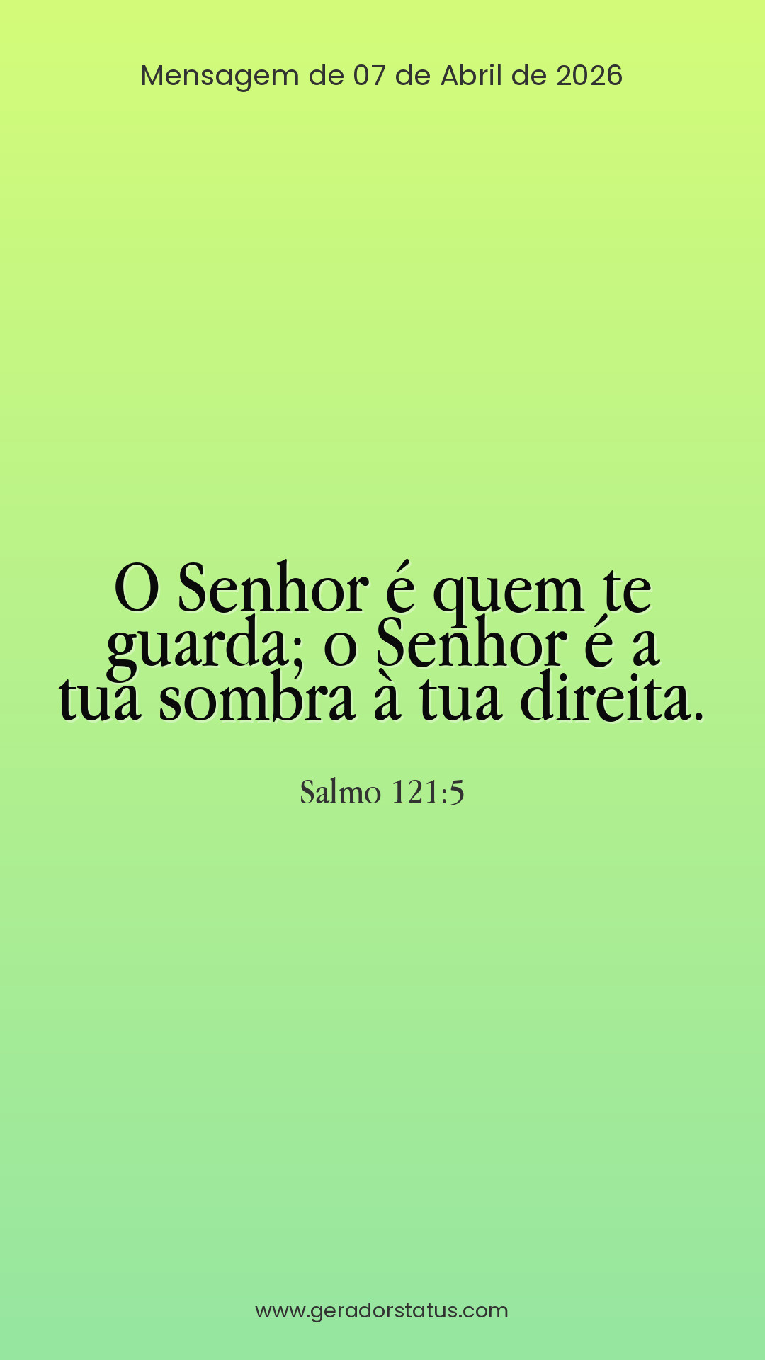 Status do dia: Salmo