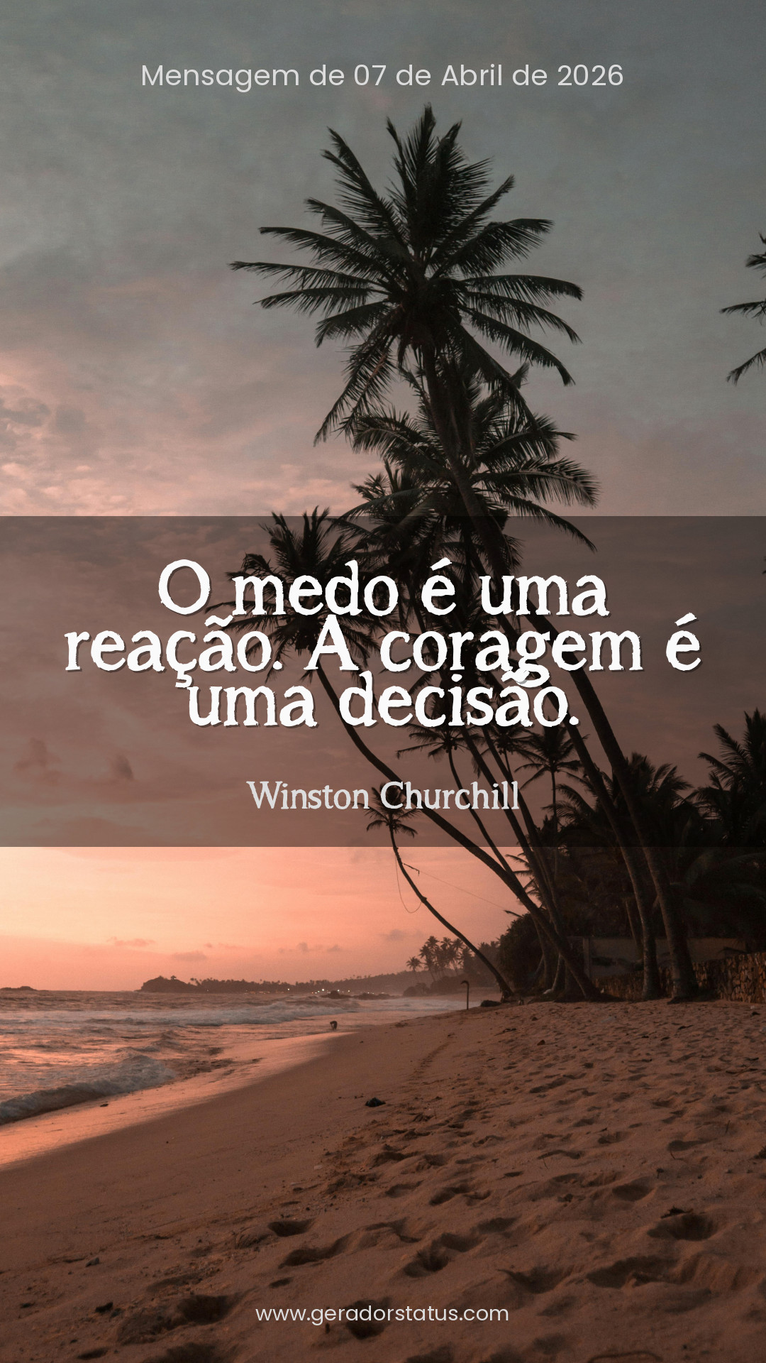 Status do dia: Reflexão