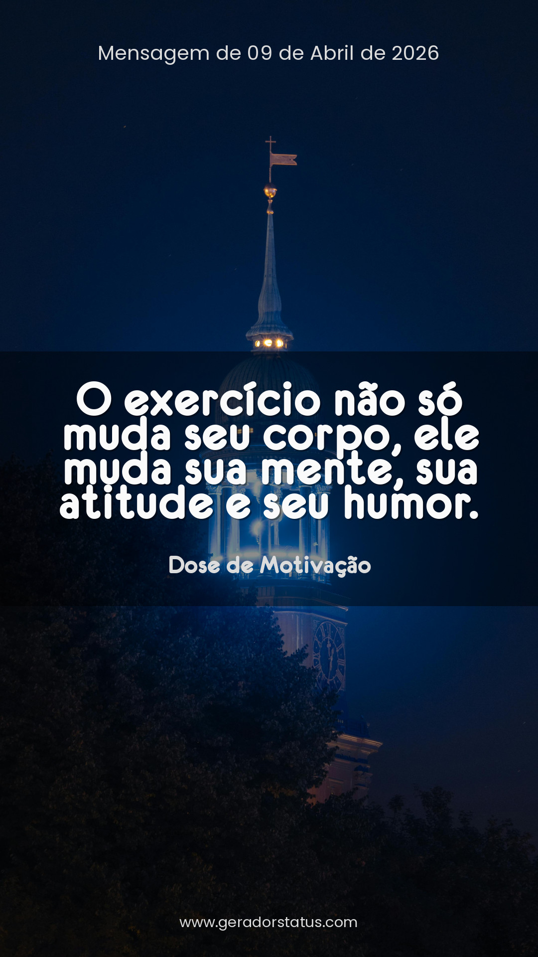 Status do dia: Motivacional