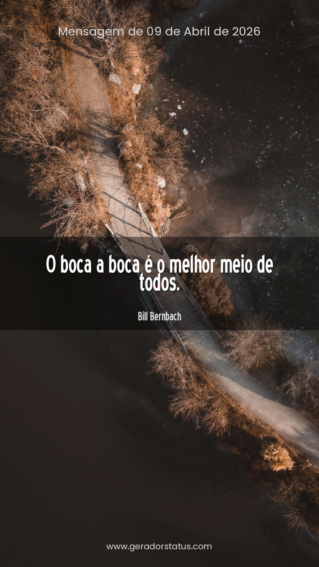 Status do dia: Citação