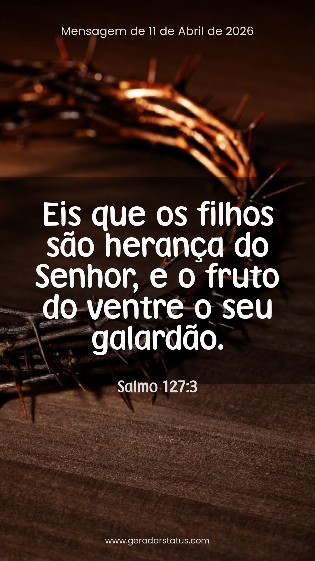 Status do dia: Salmo