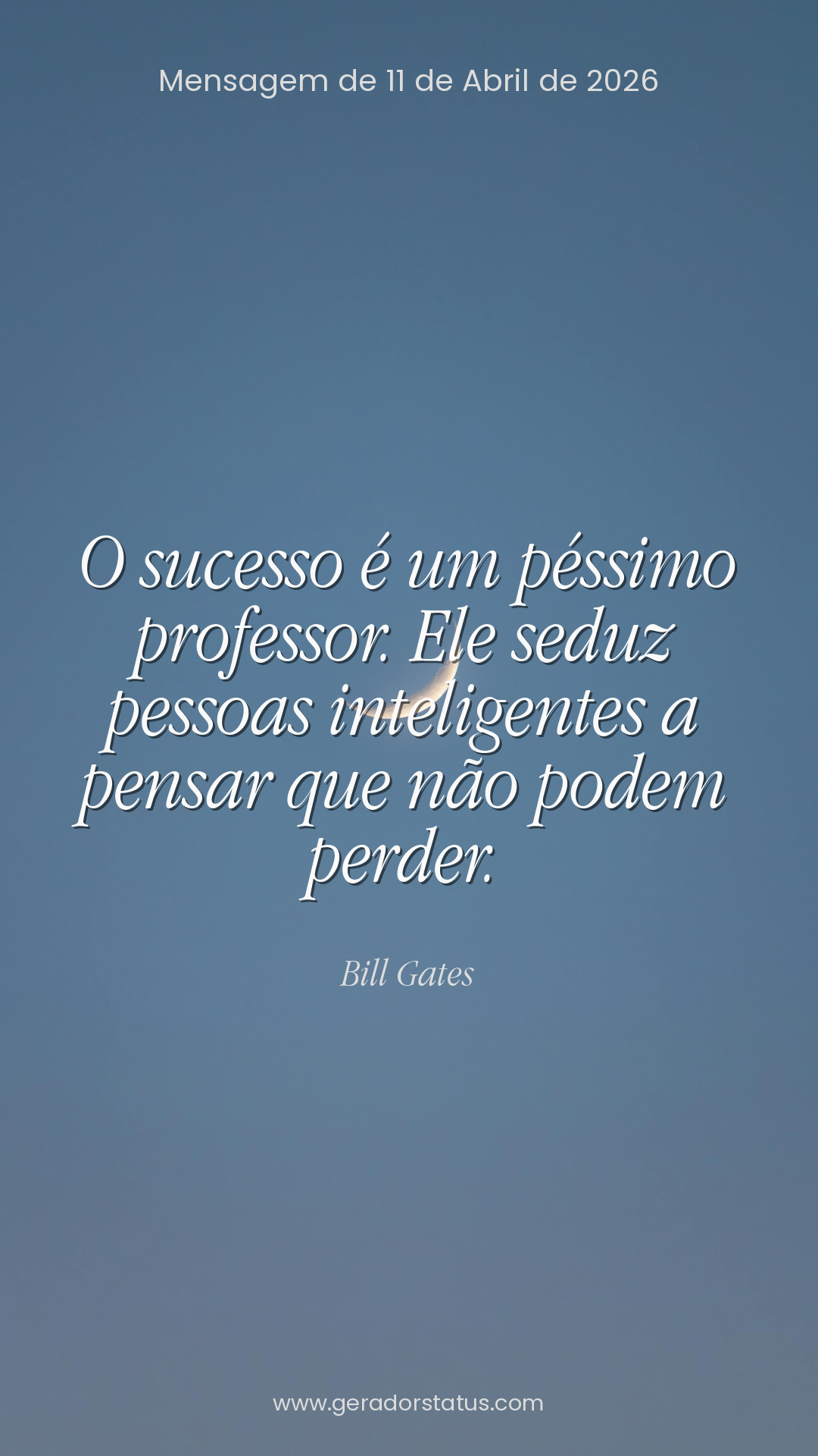 Status do dia: Citação