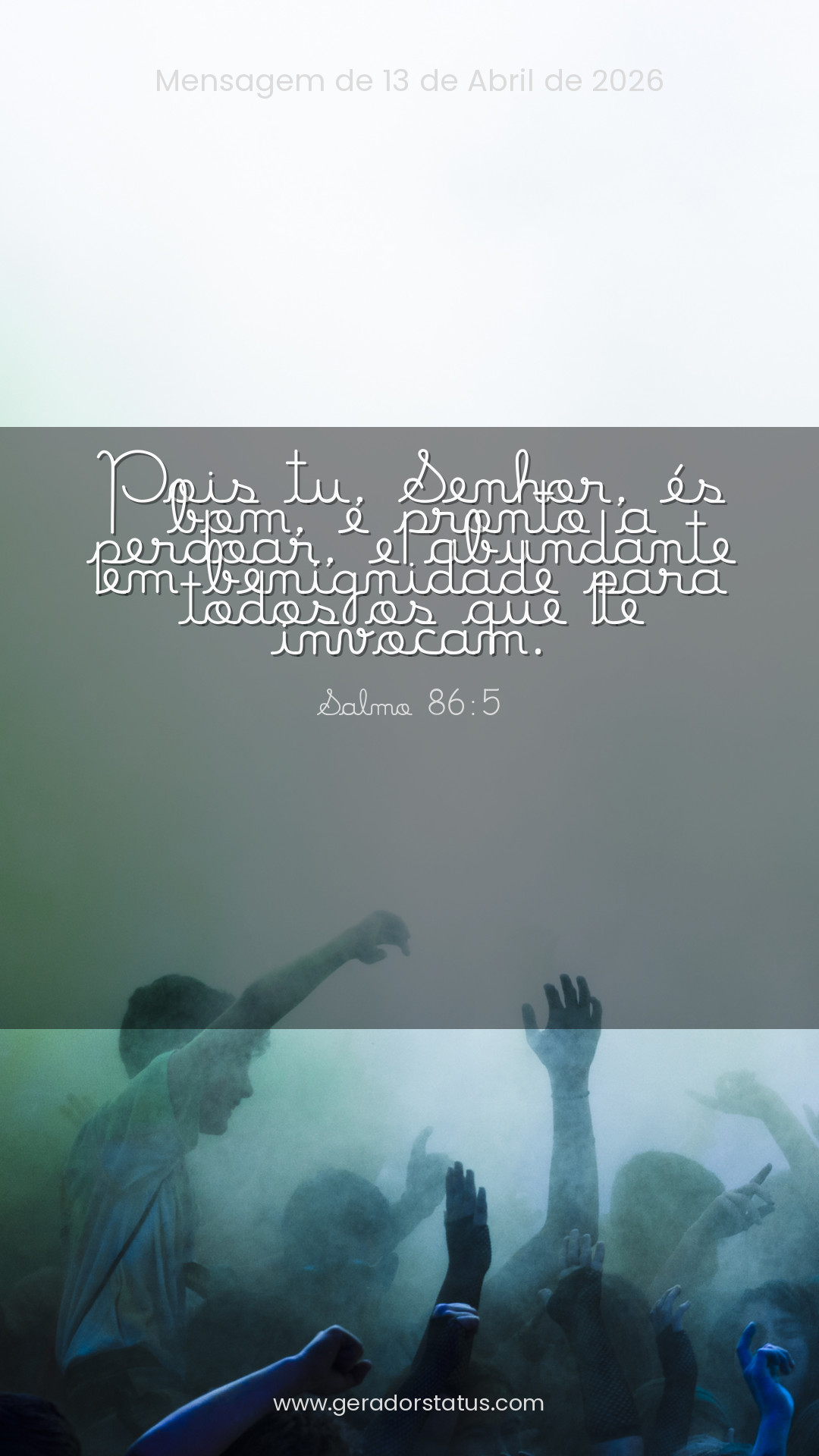 Status do dia: Salmo