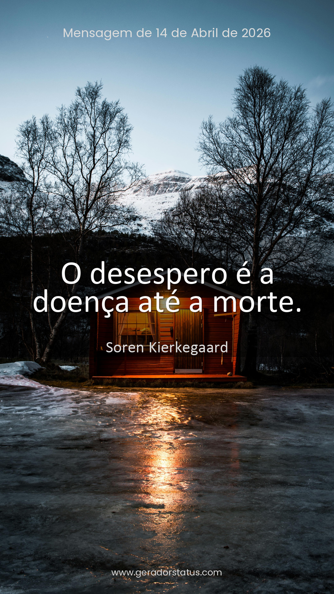 Status do dia: Reflexão