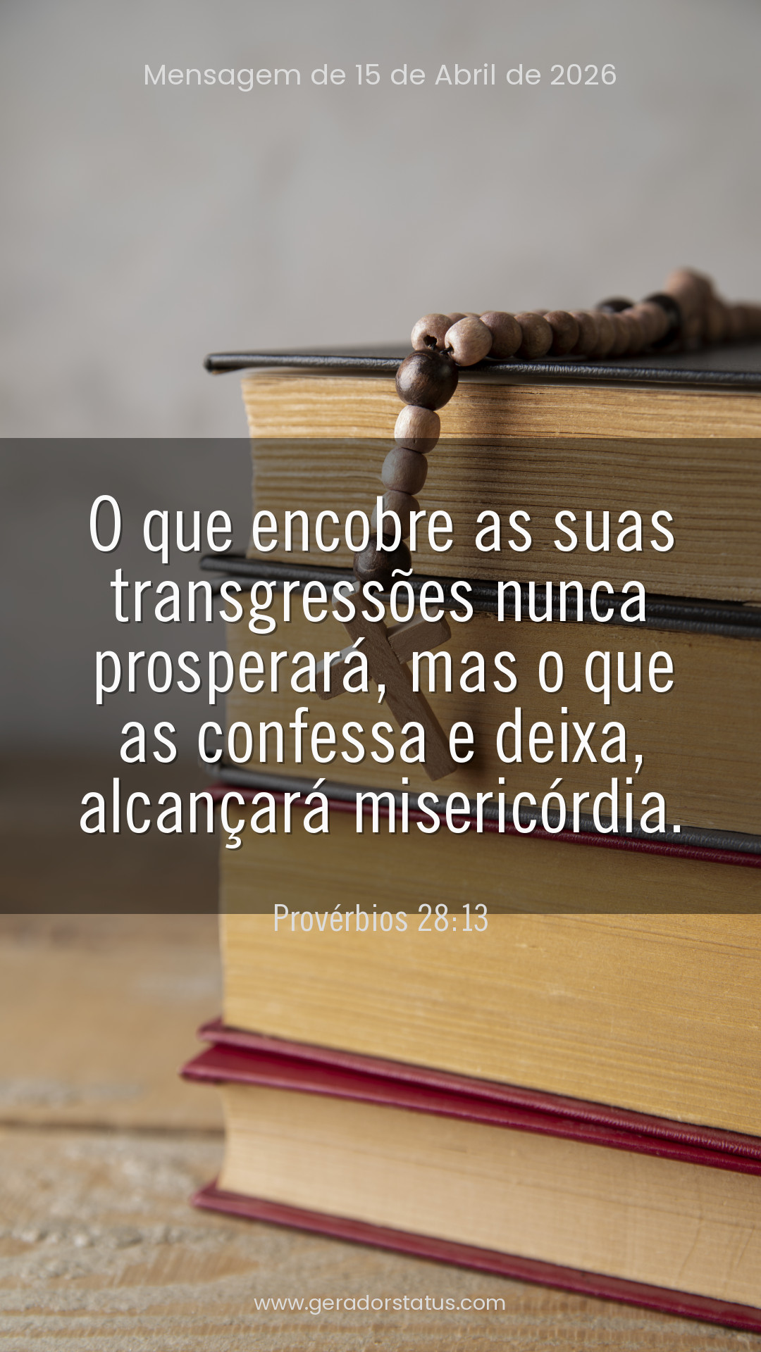 Status do dia: Versículo