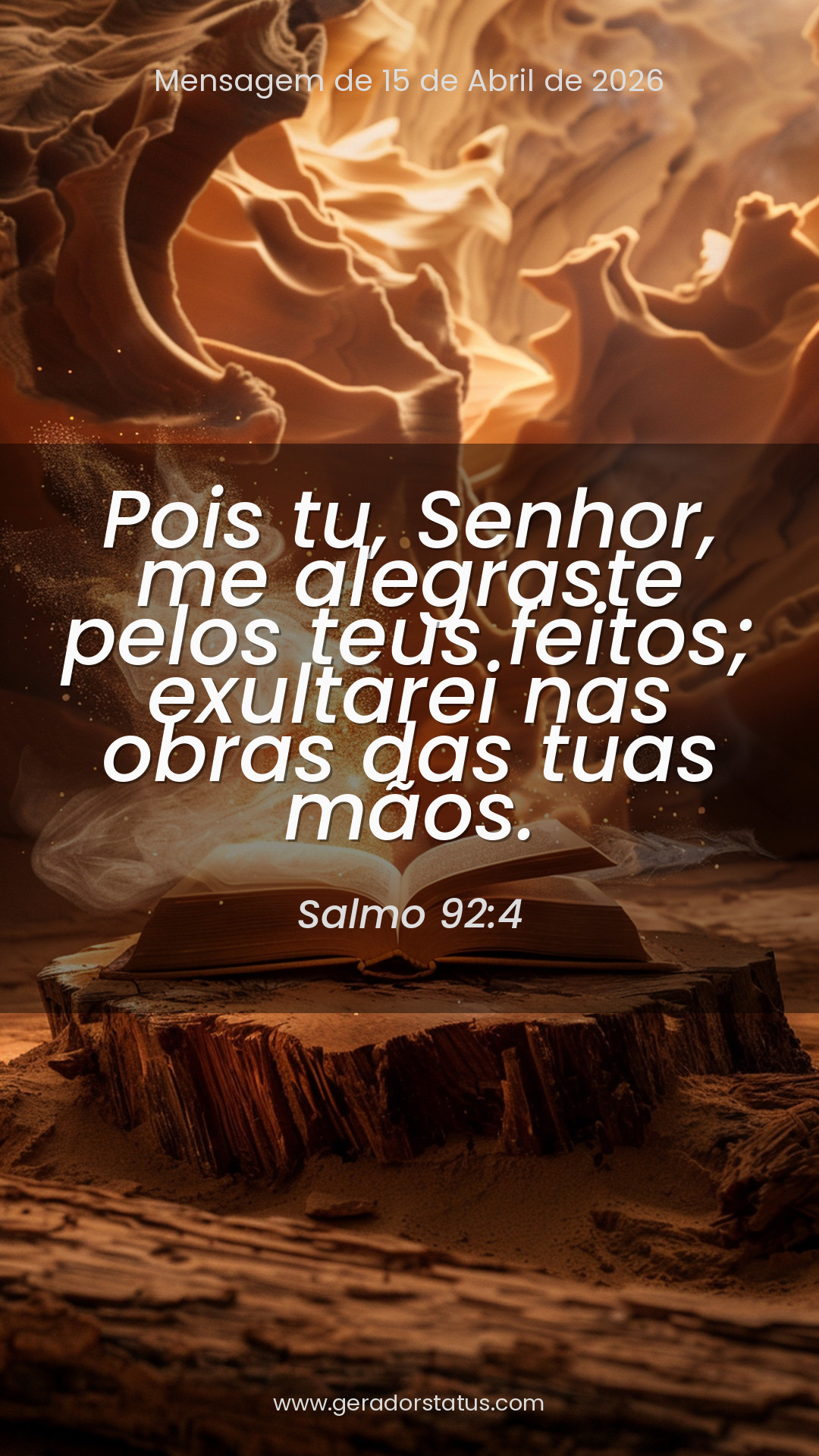 Status do dia: Salmo