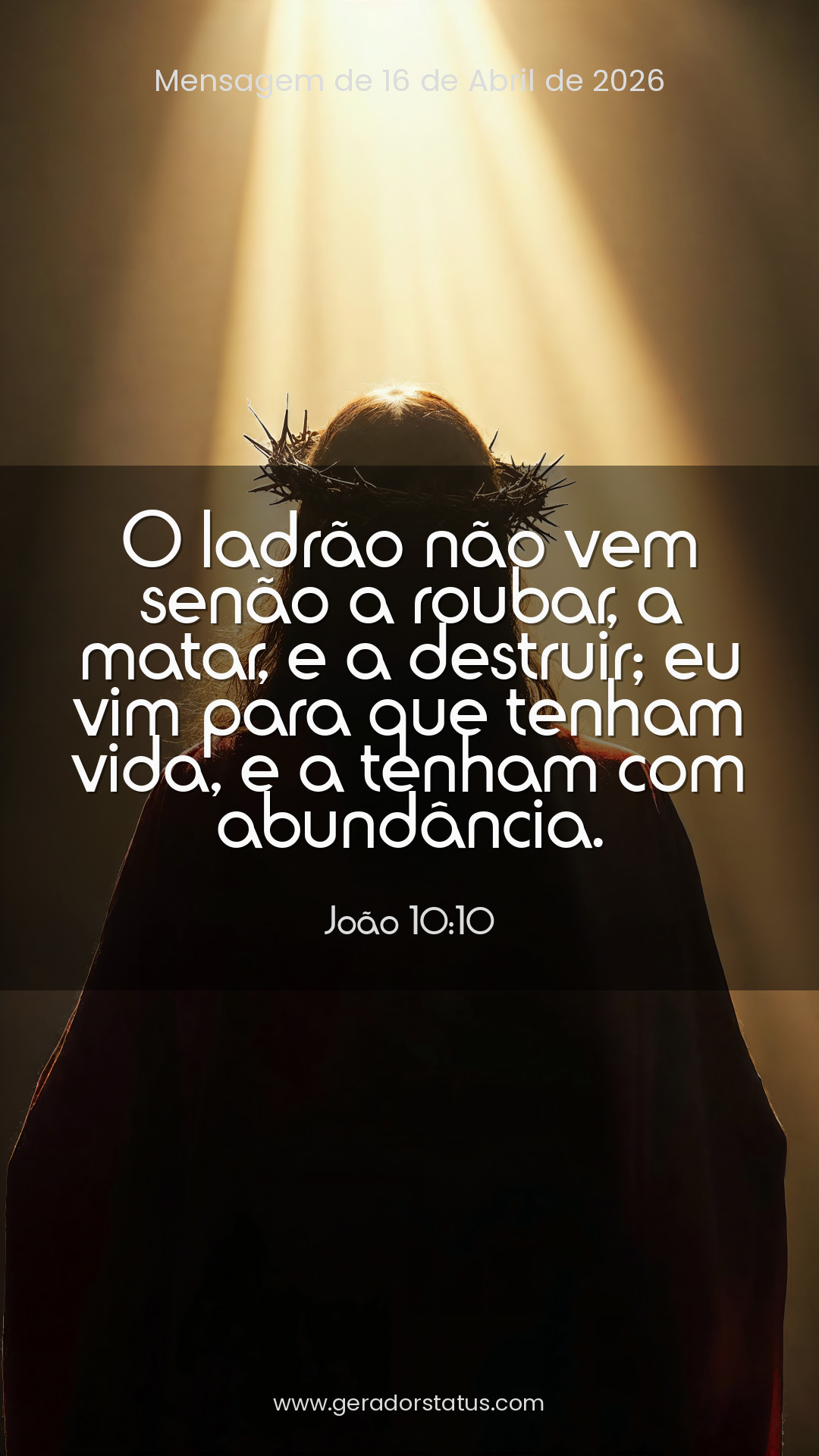 Status do dia: Versículo