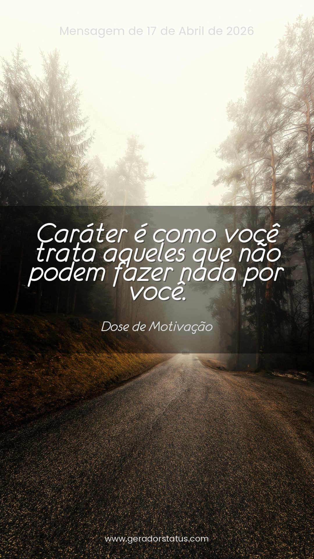 Status do dia: Motivacional