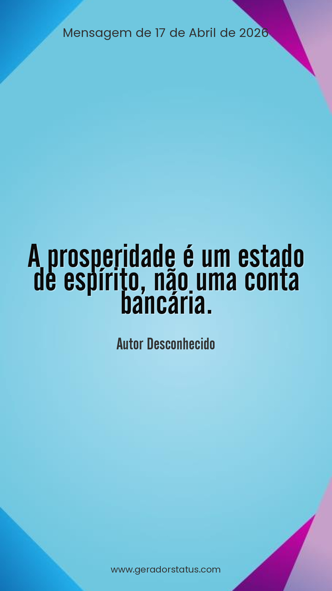 Status do dia: Sabedoria