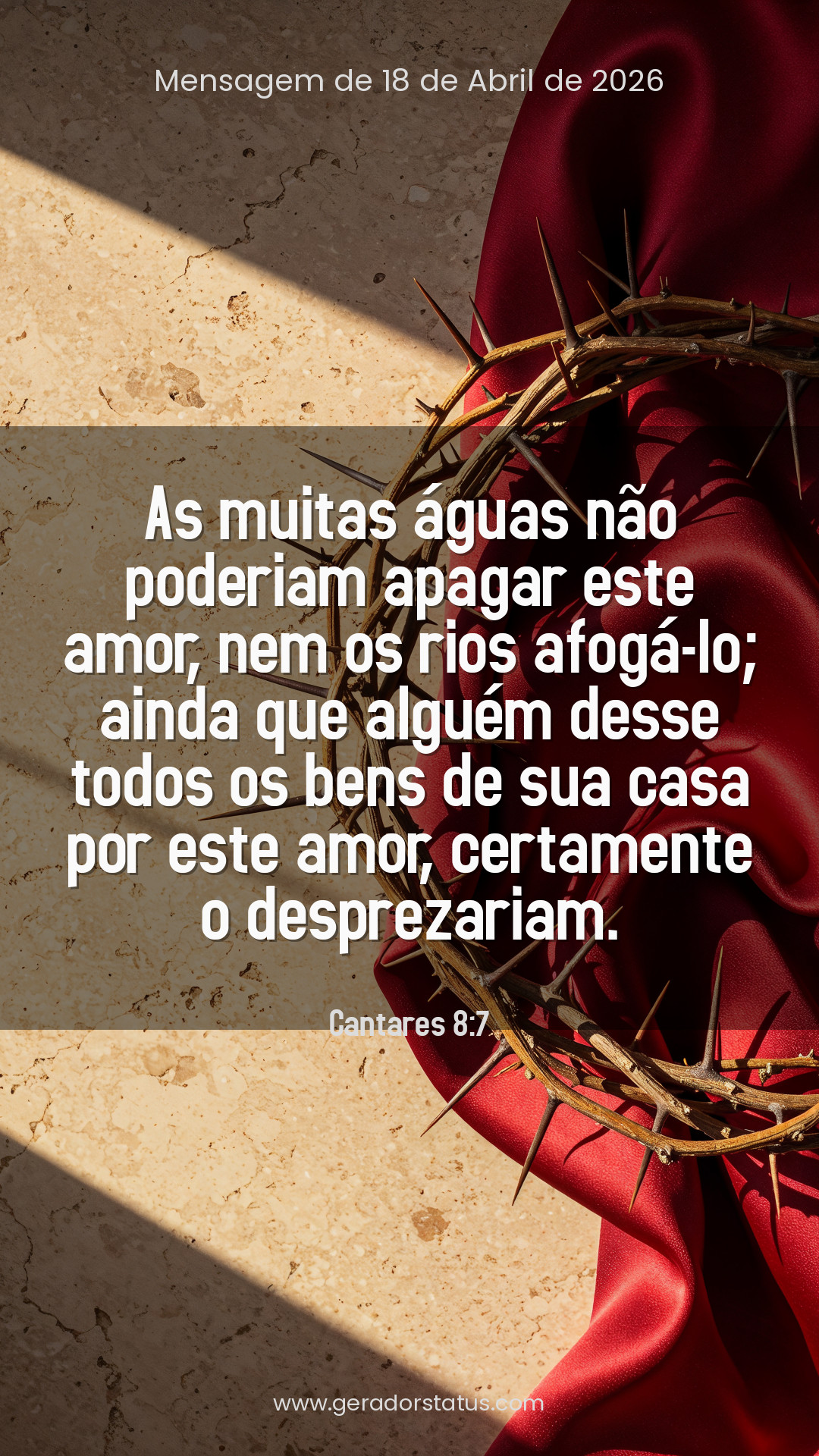 Status do dia: Versículo