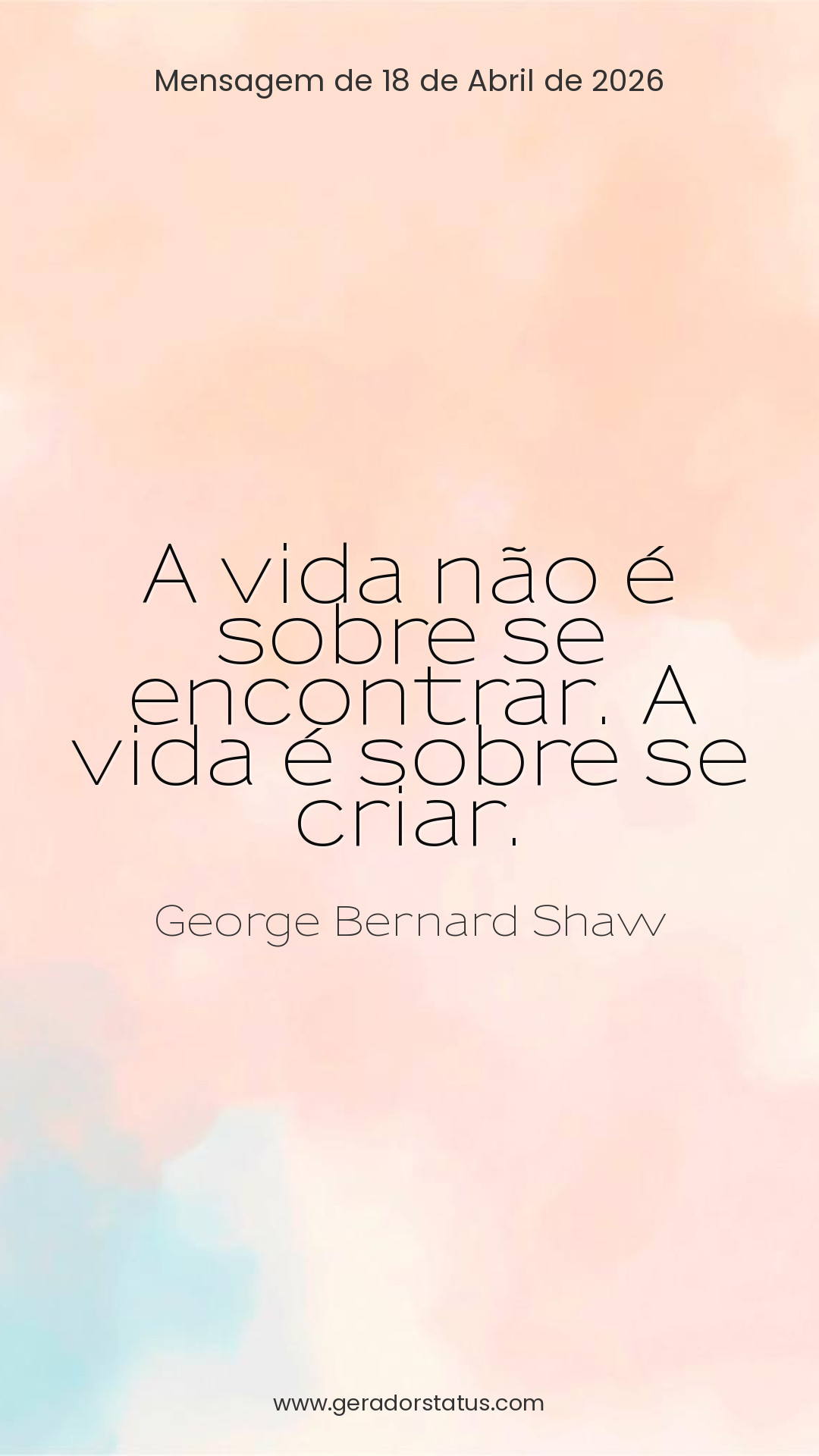 Status do dia: Citação