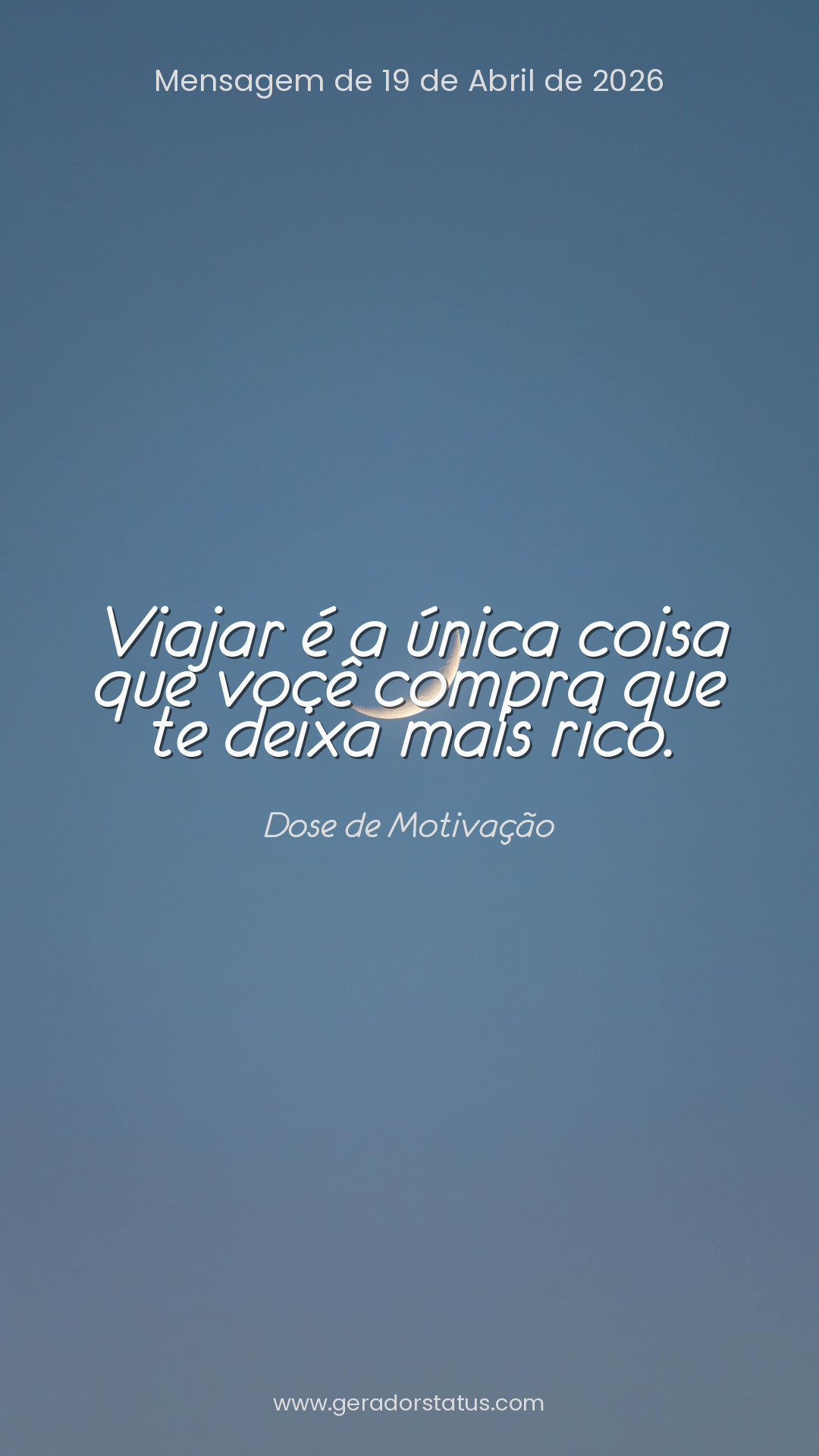 Status do dia: Motivacional
