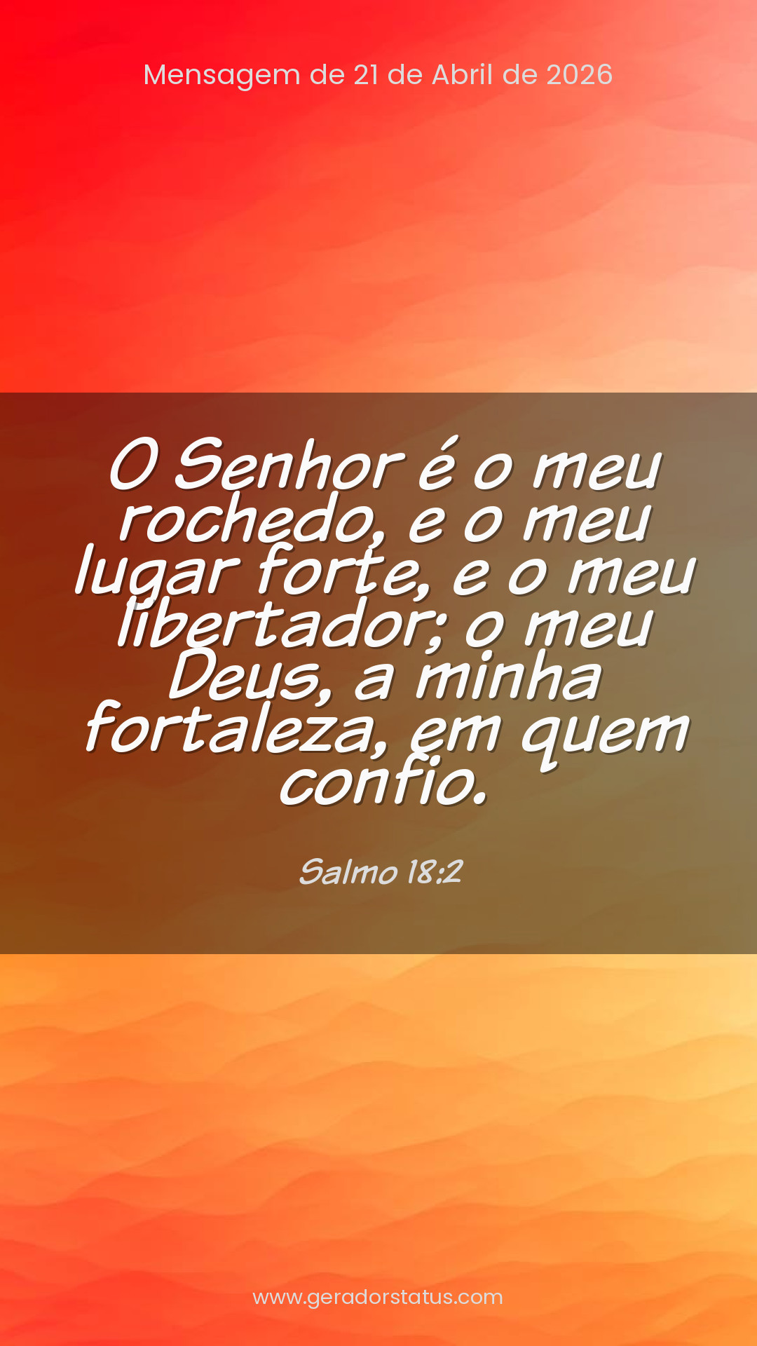 Status do dia: Salmo