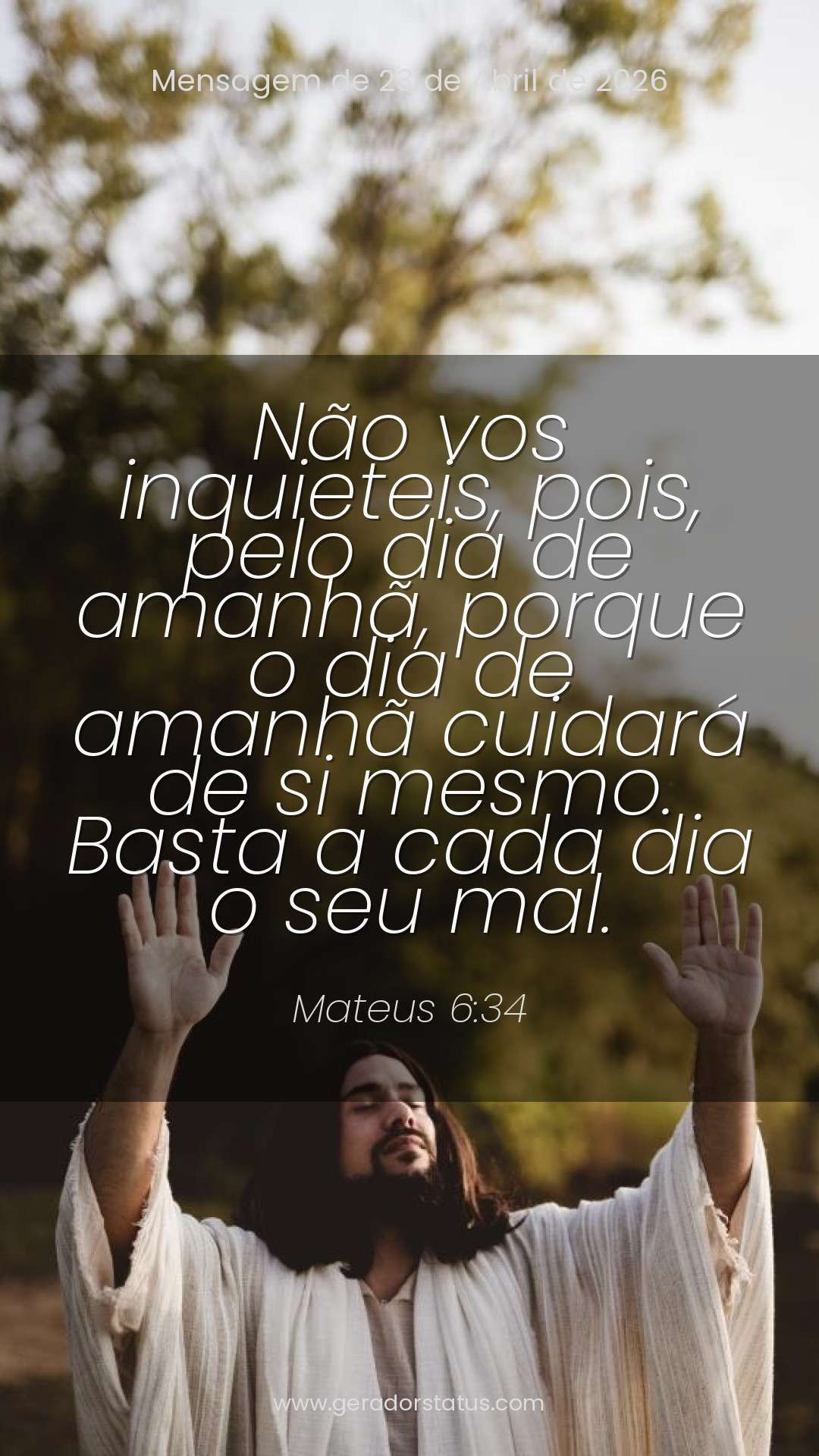 Status do dia: Versículo