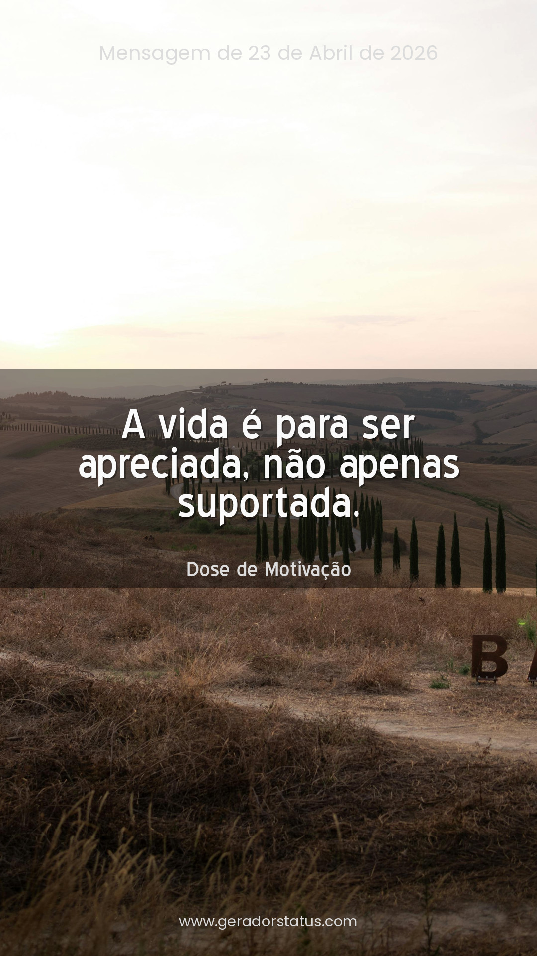 Status do dia: Motivacional