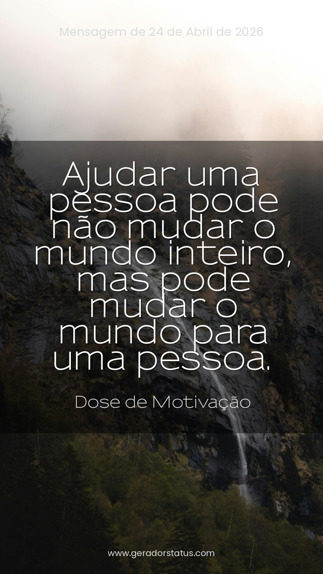 Status do dia: Motivacional