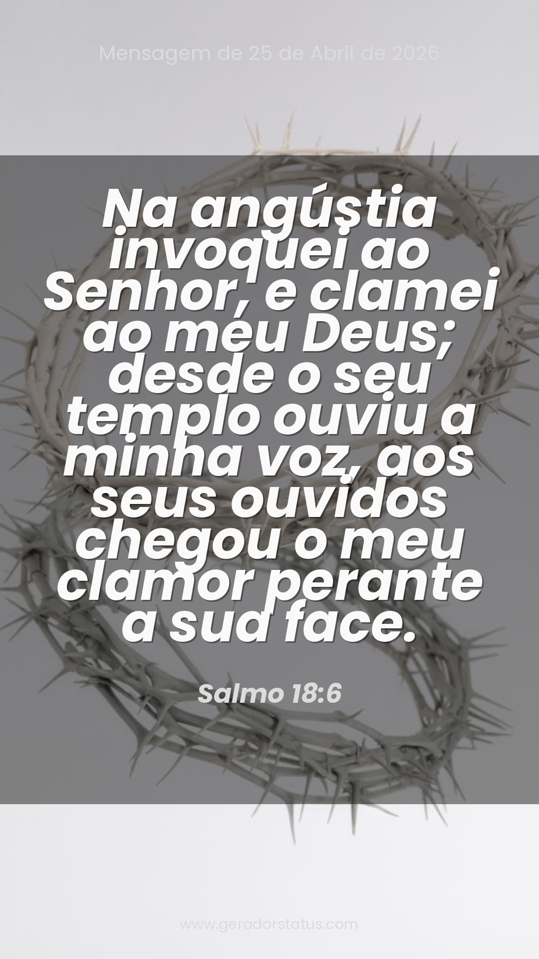 Status do dia: Salmo