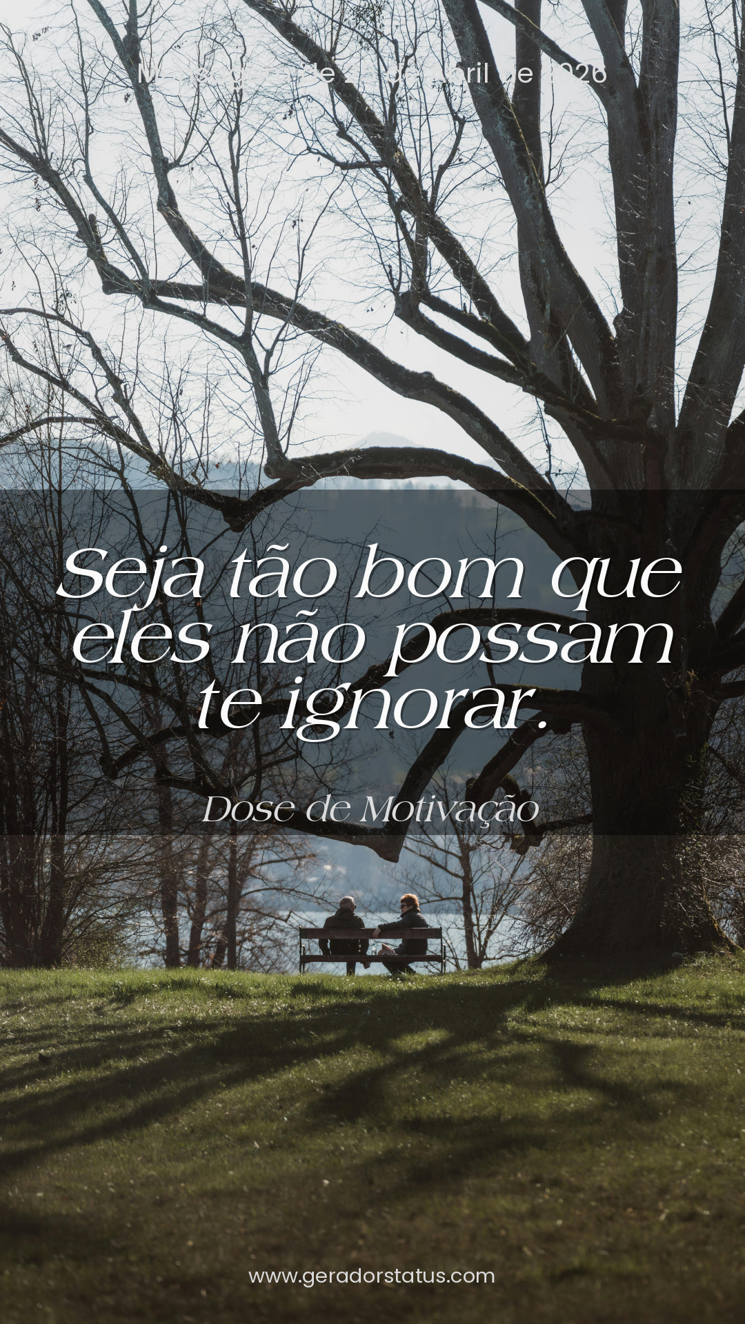 Status do dia: Motivacional