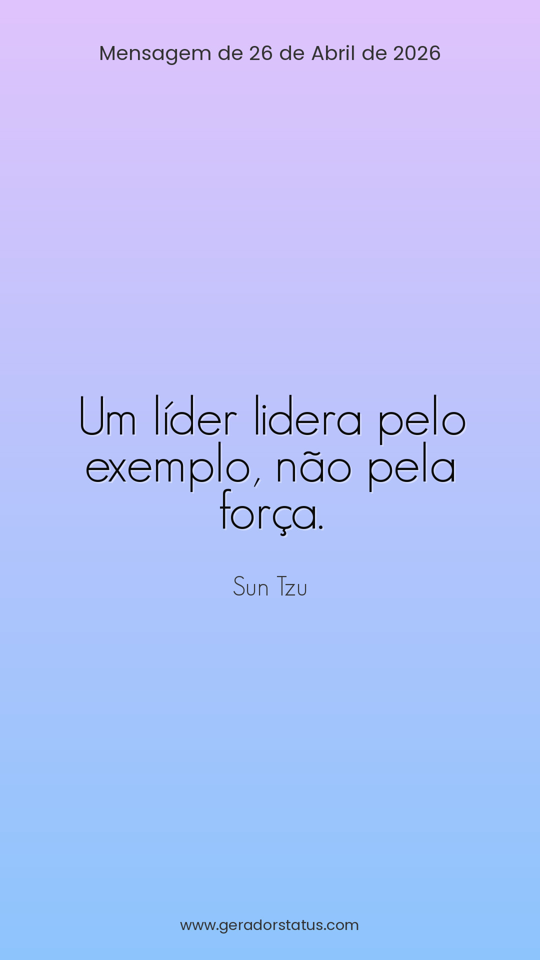 Status do dia: Sabedoria