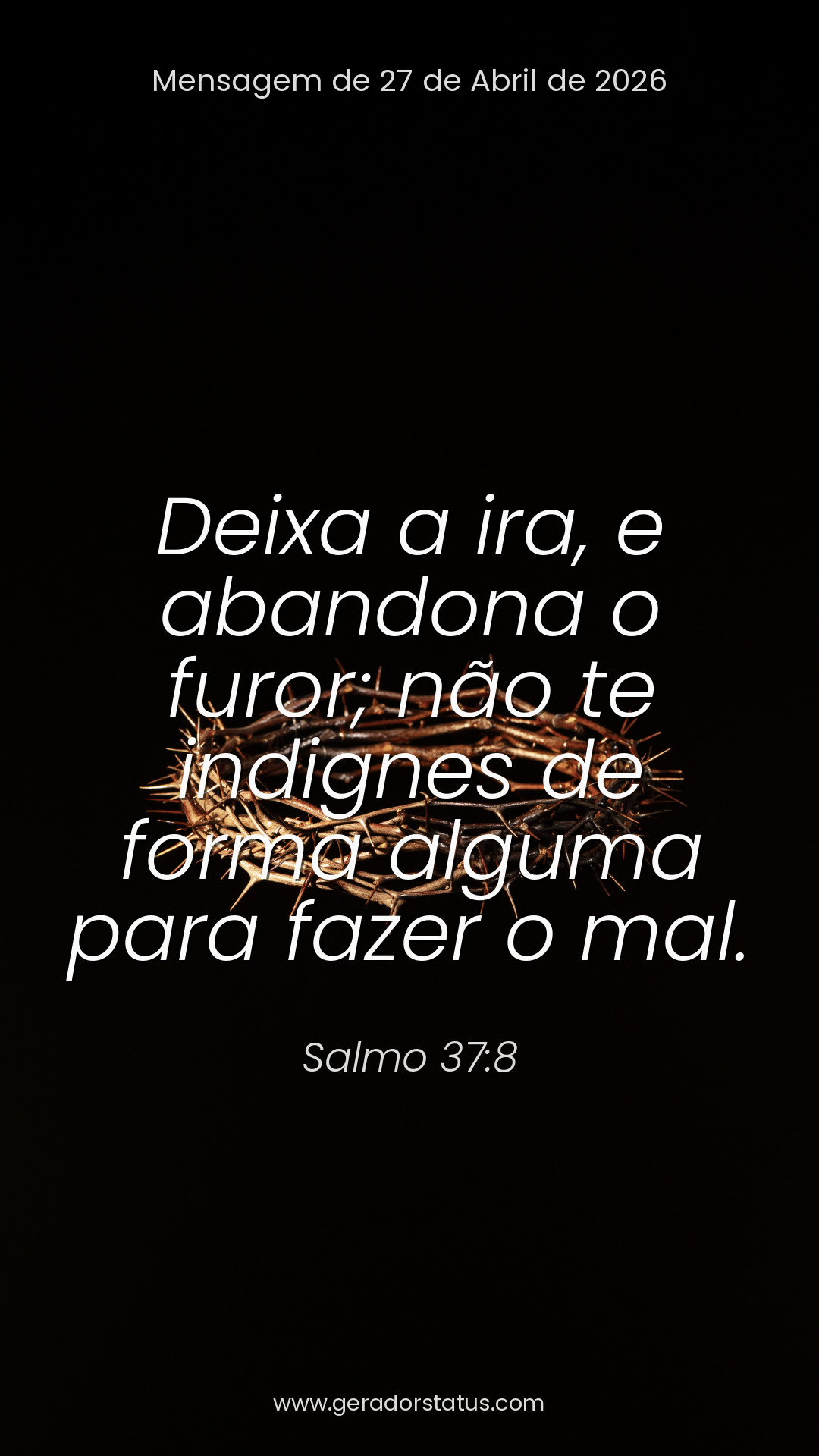 Status do dia: Salmo