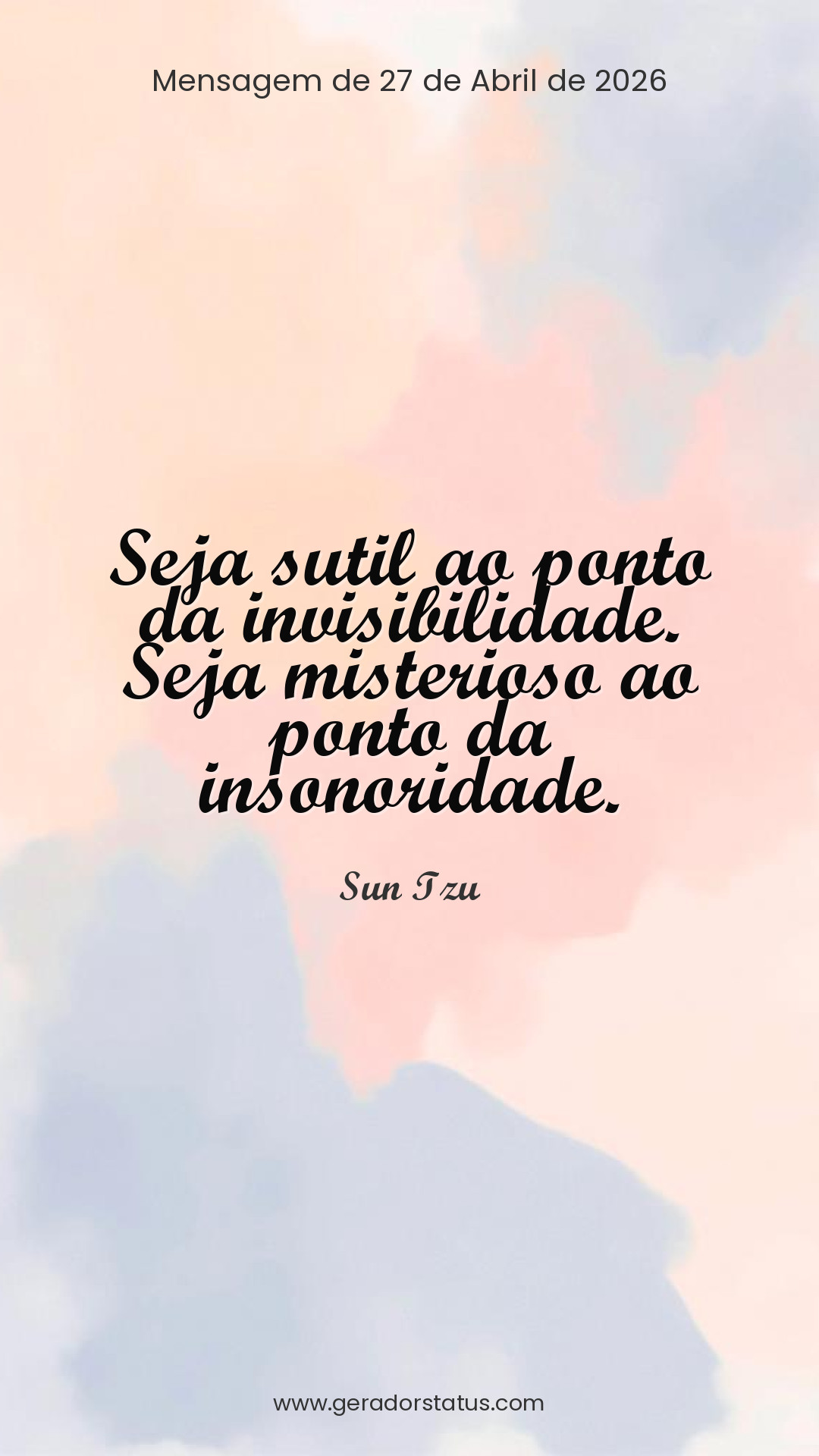 Status do dia: Sabedoria