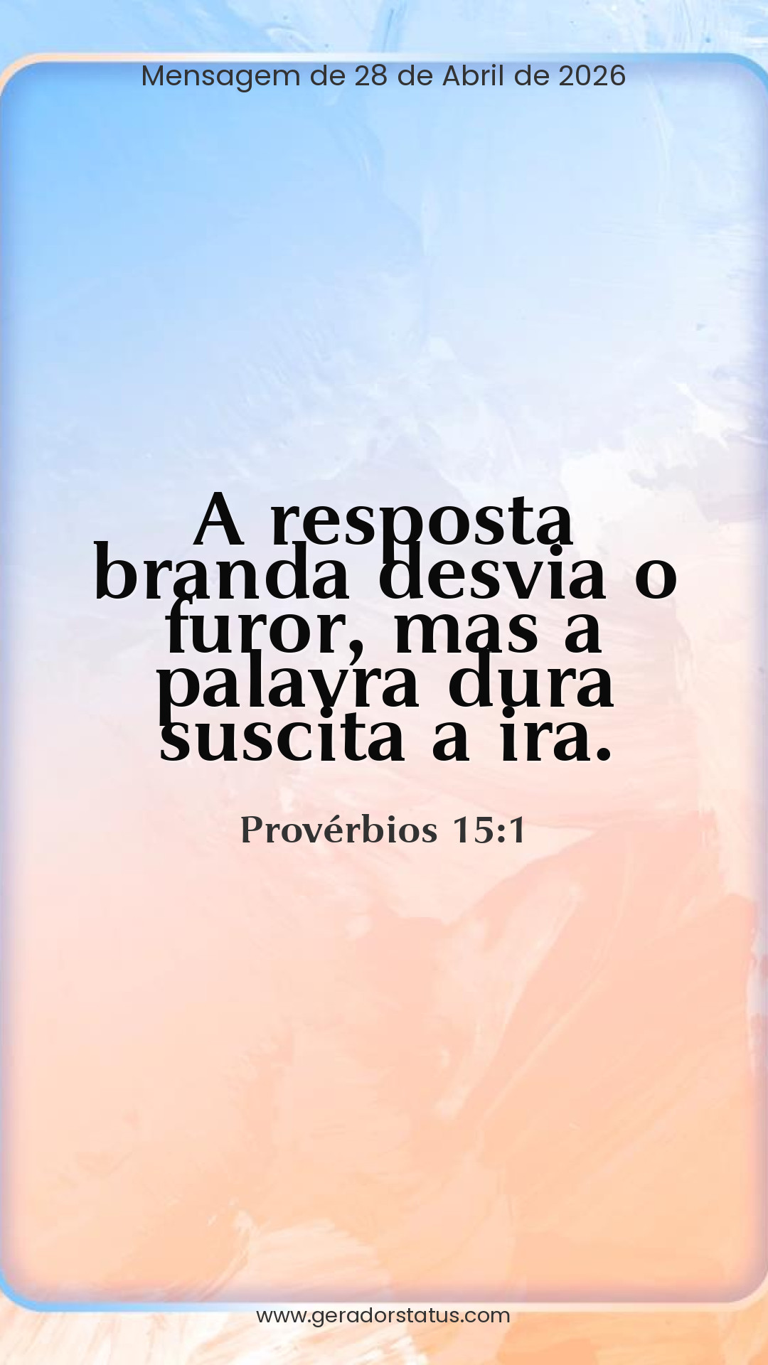 Status do dia: Versículo