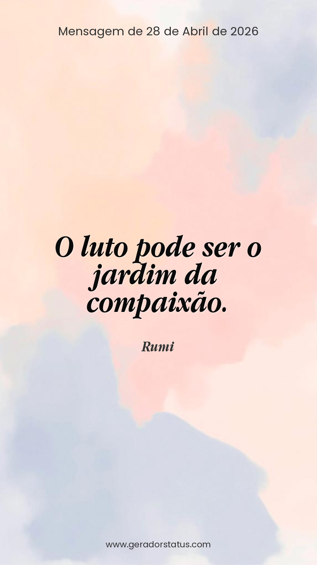 Status do dia: Reflexão