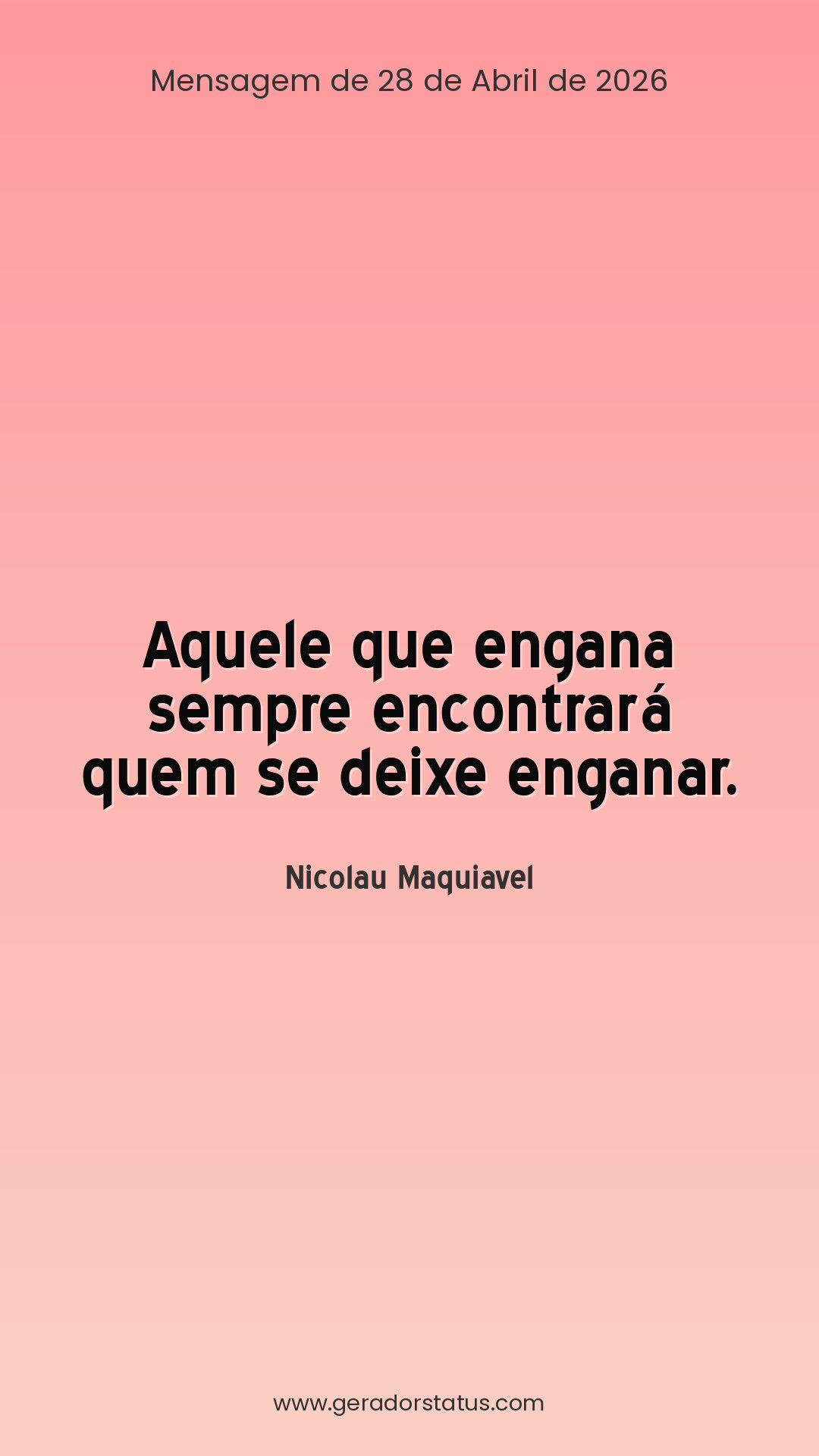Status do dia: Sabedoria