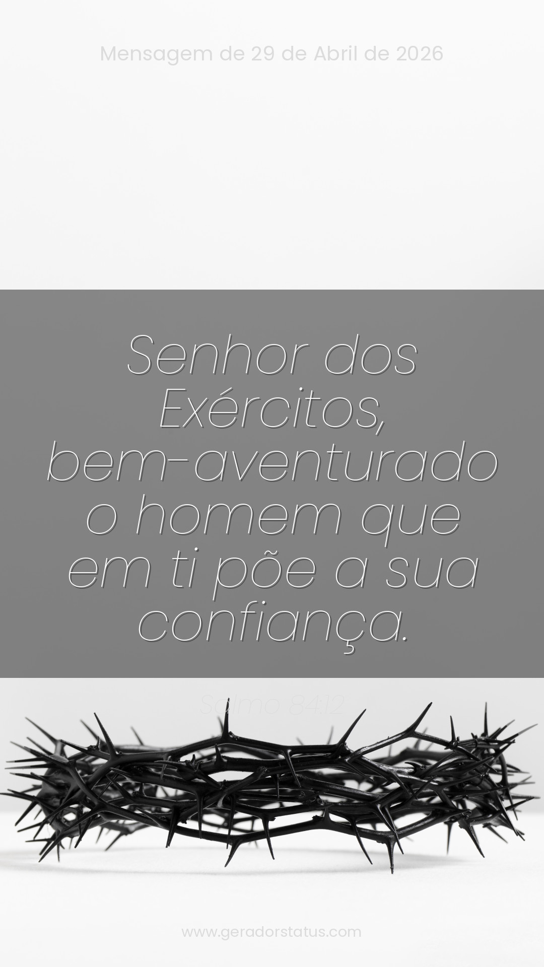 Status do dia: Salmo