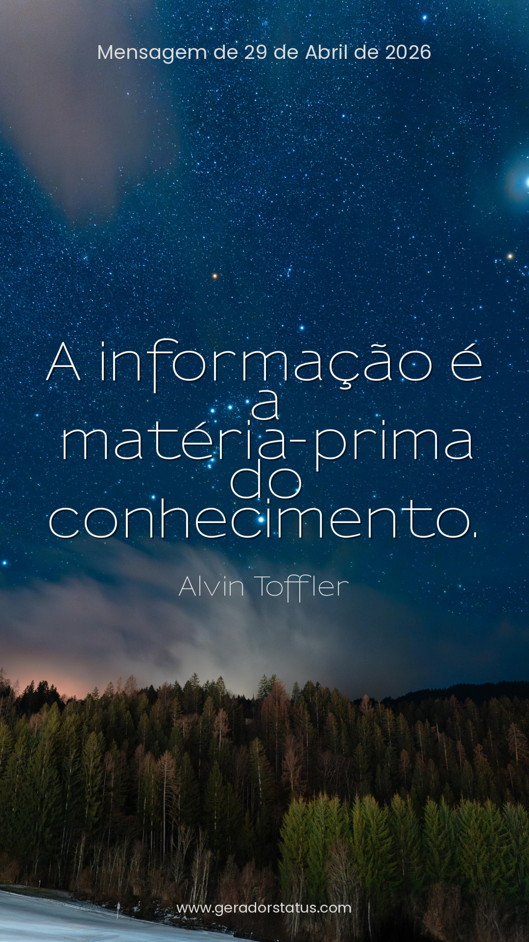 Status do dia: Citação
