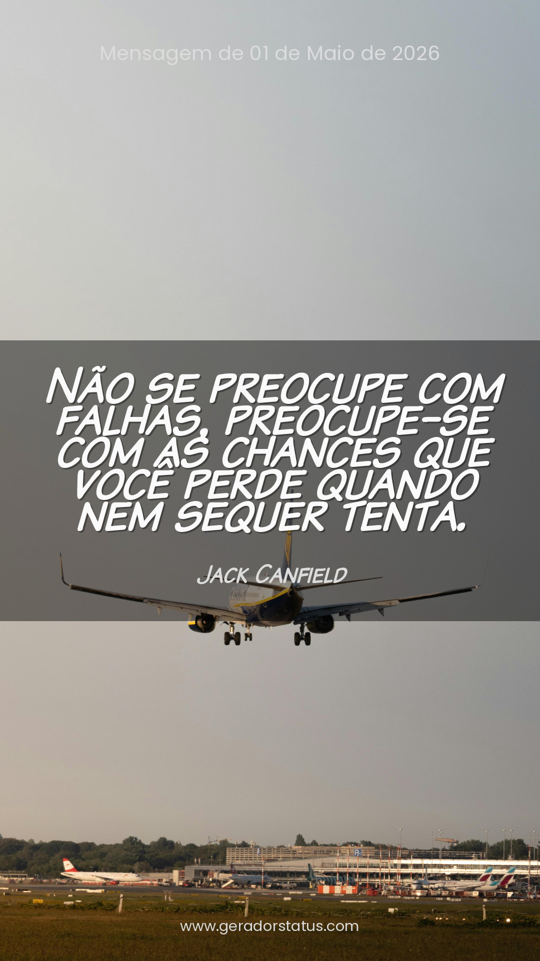 Status do dia: Reflexão