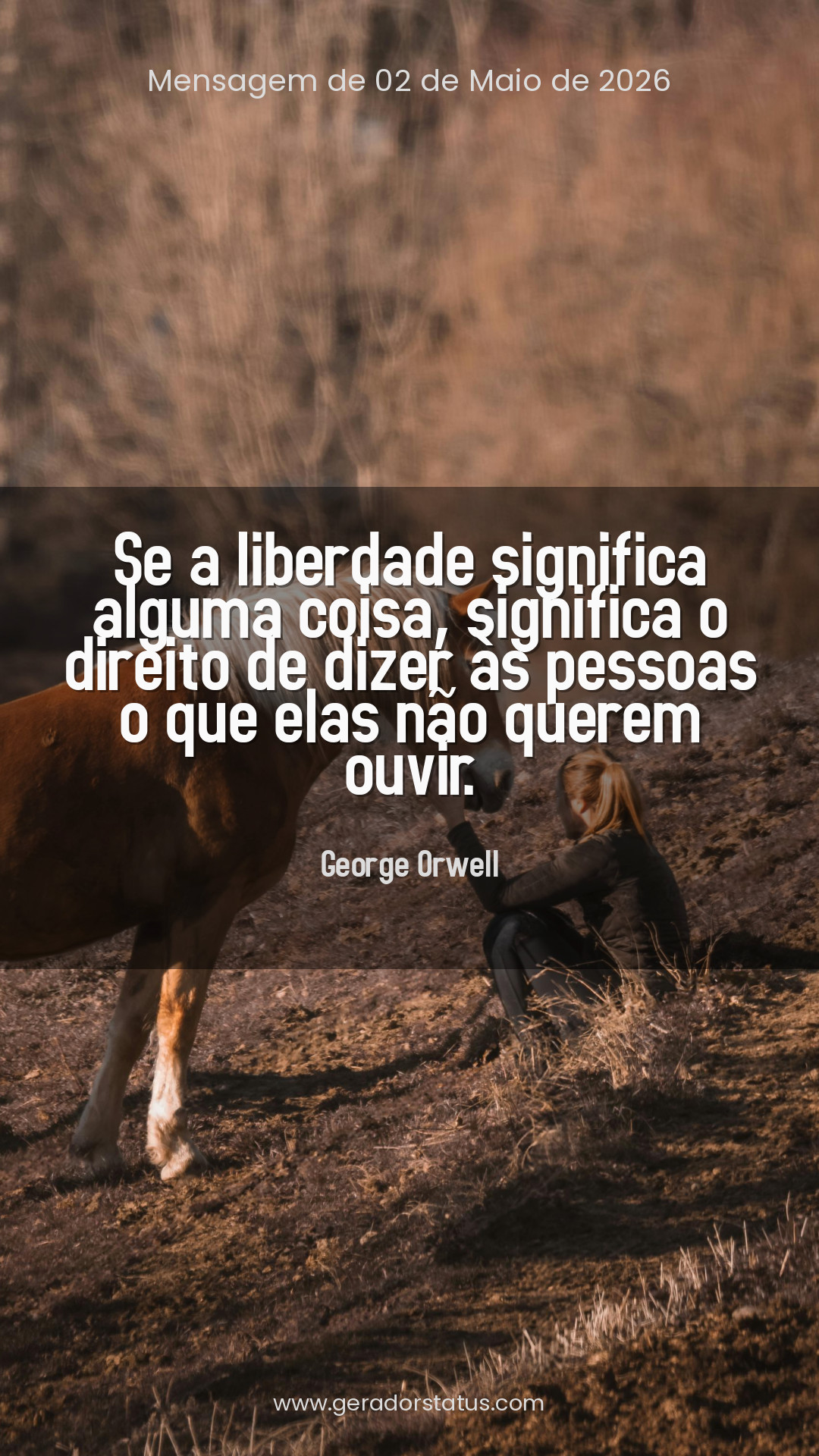 Status do dia: Citação