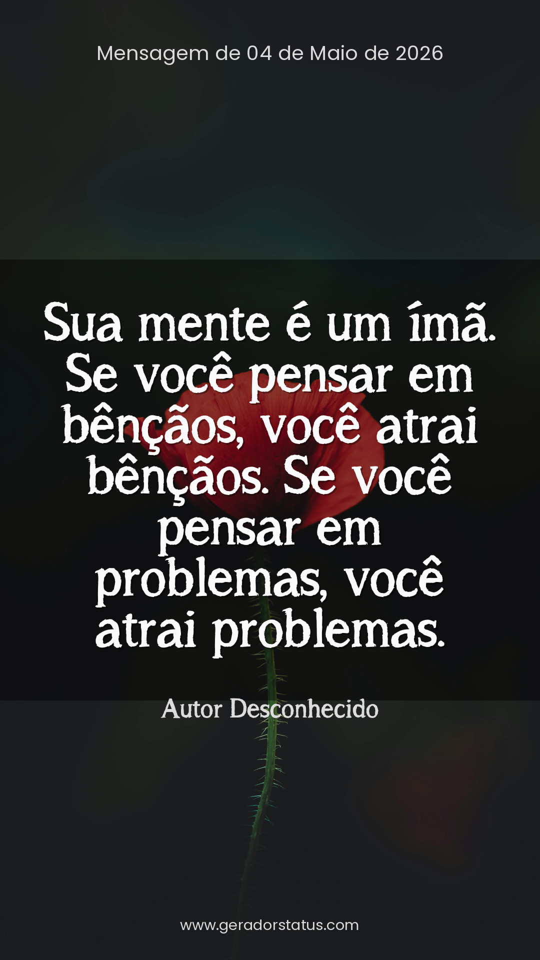 Status do dia: Sabedoria