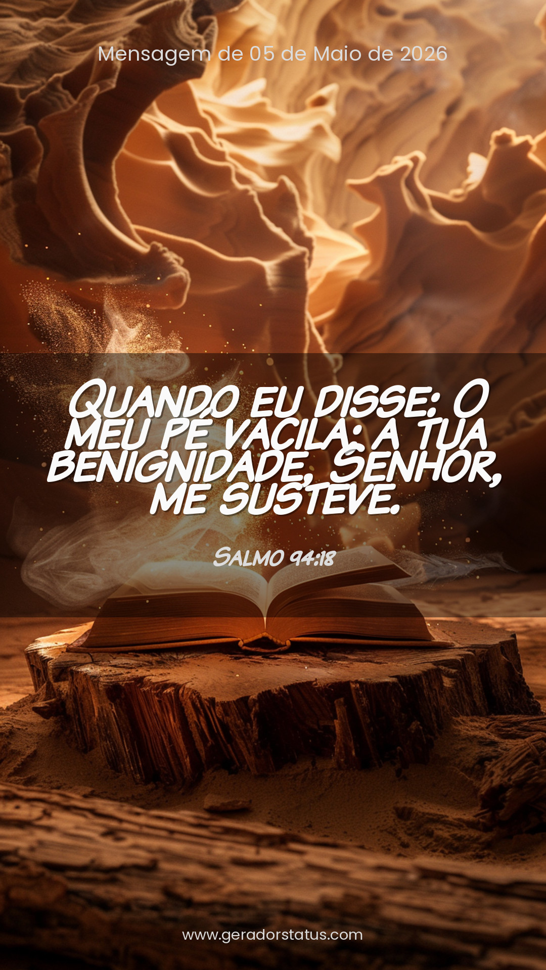 Status do dia: Salmo