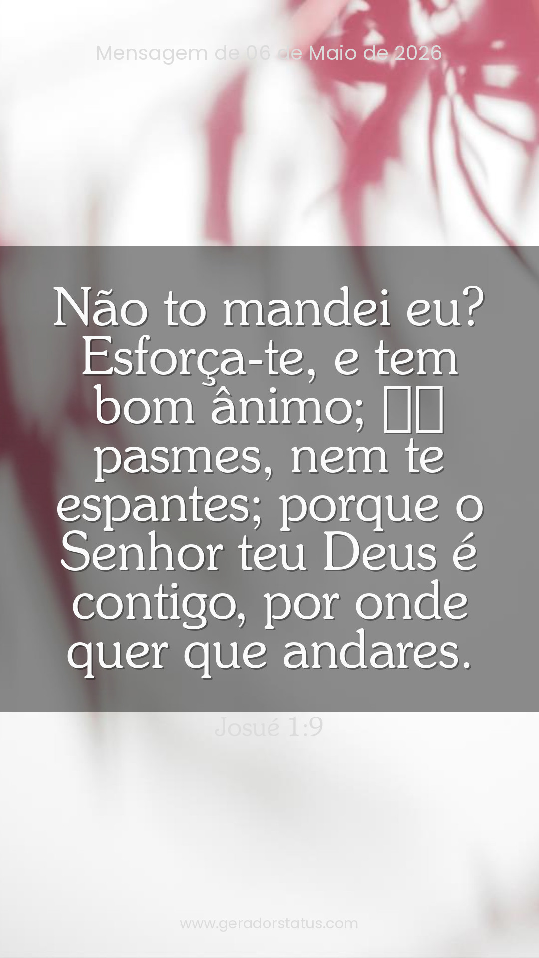 Status do dia: Versículo