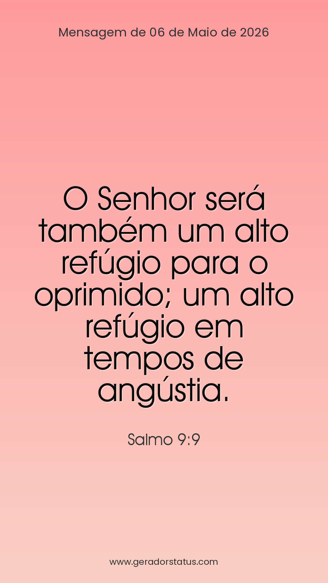 Status do dia: Salmo