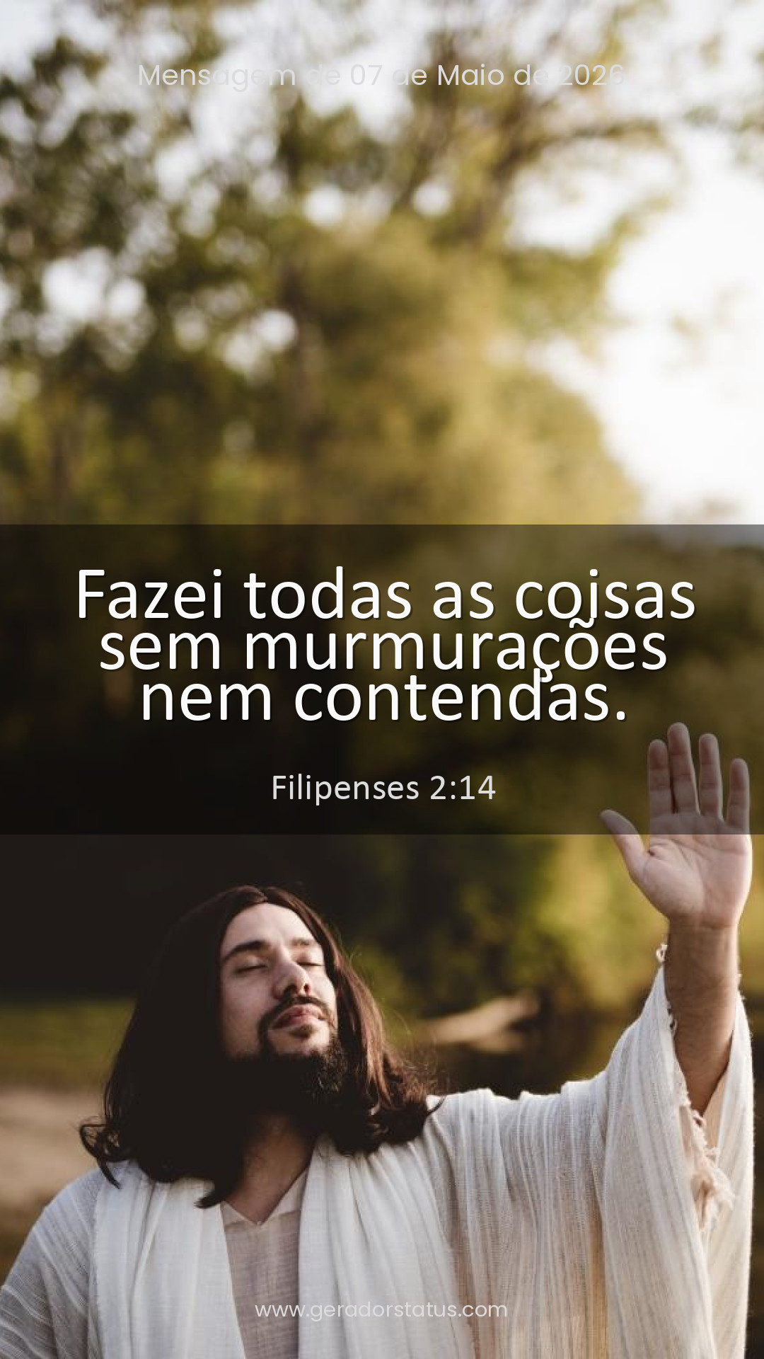 Status do dia: Versículo