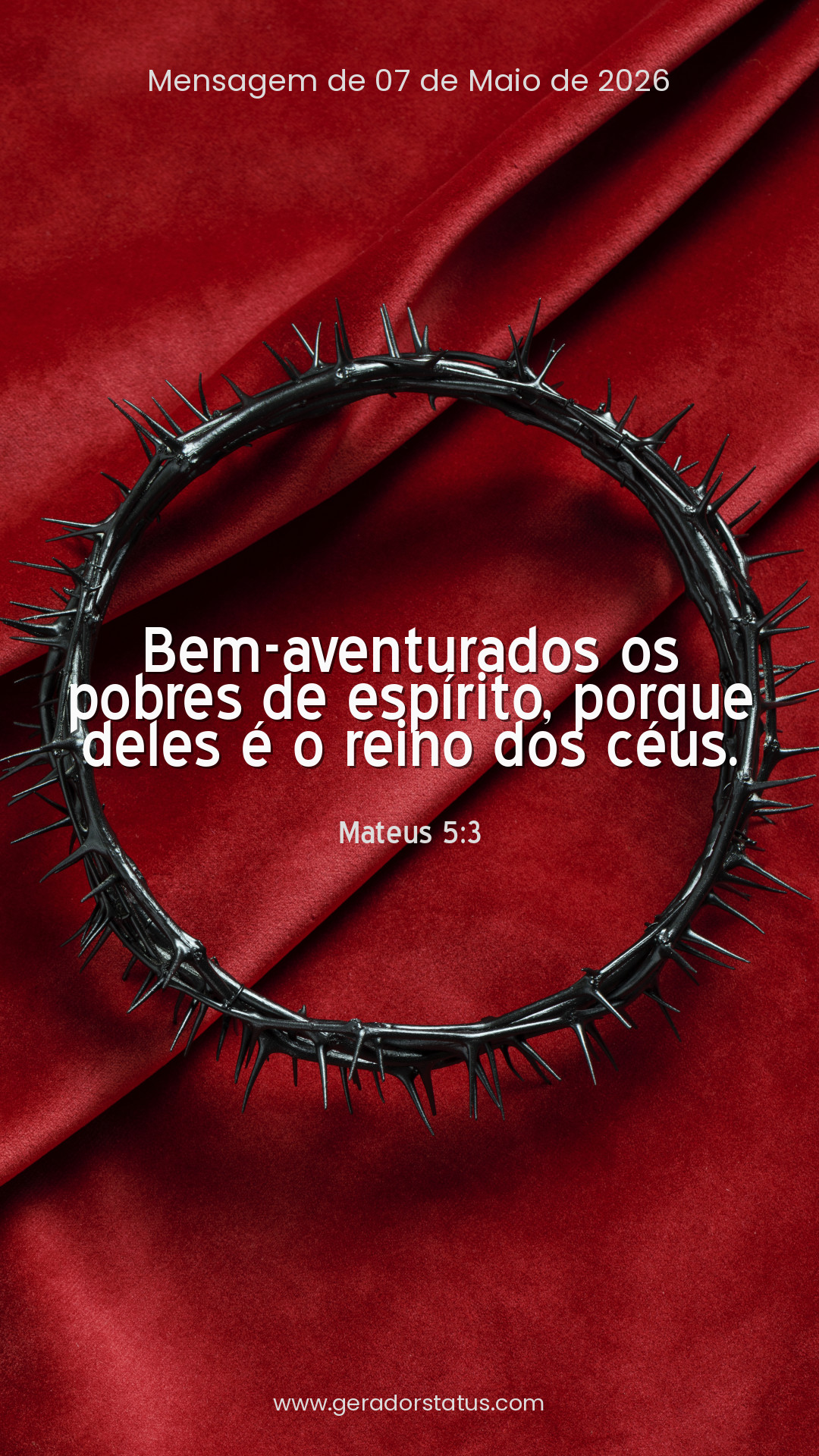 Status do dia: Versículo