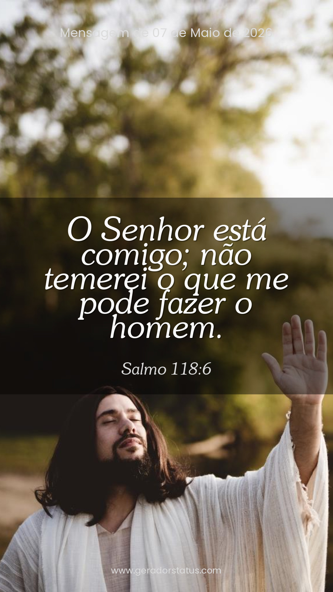 Status do dia: Salmo