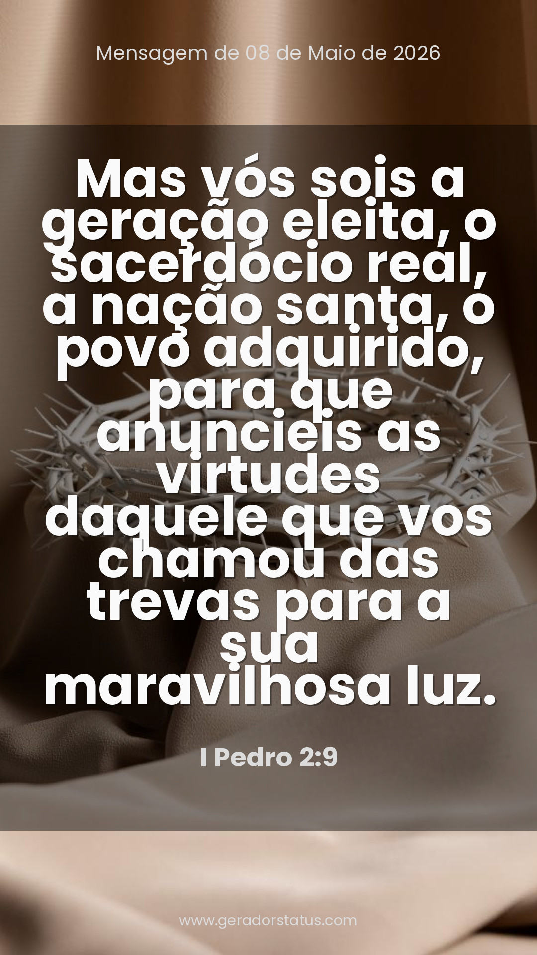 Status do dia: Versículo