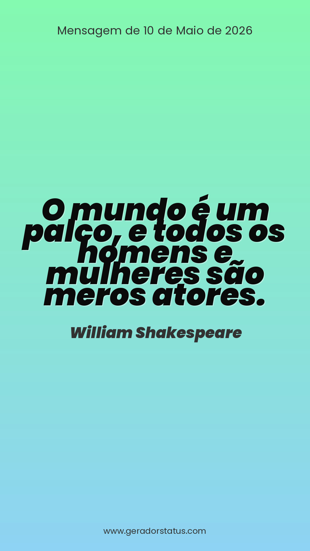 Status do dia: Citação