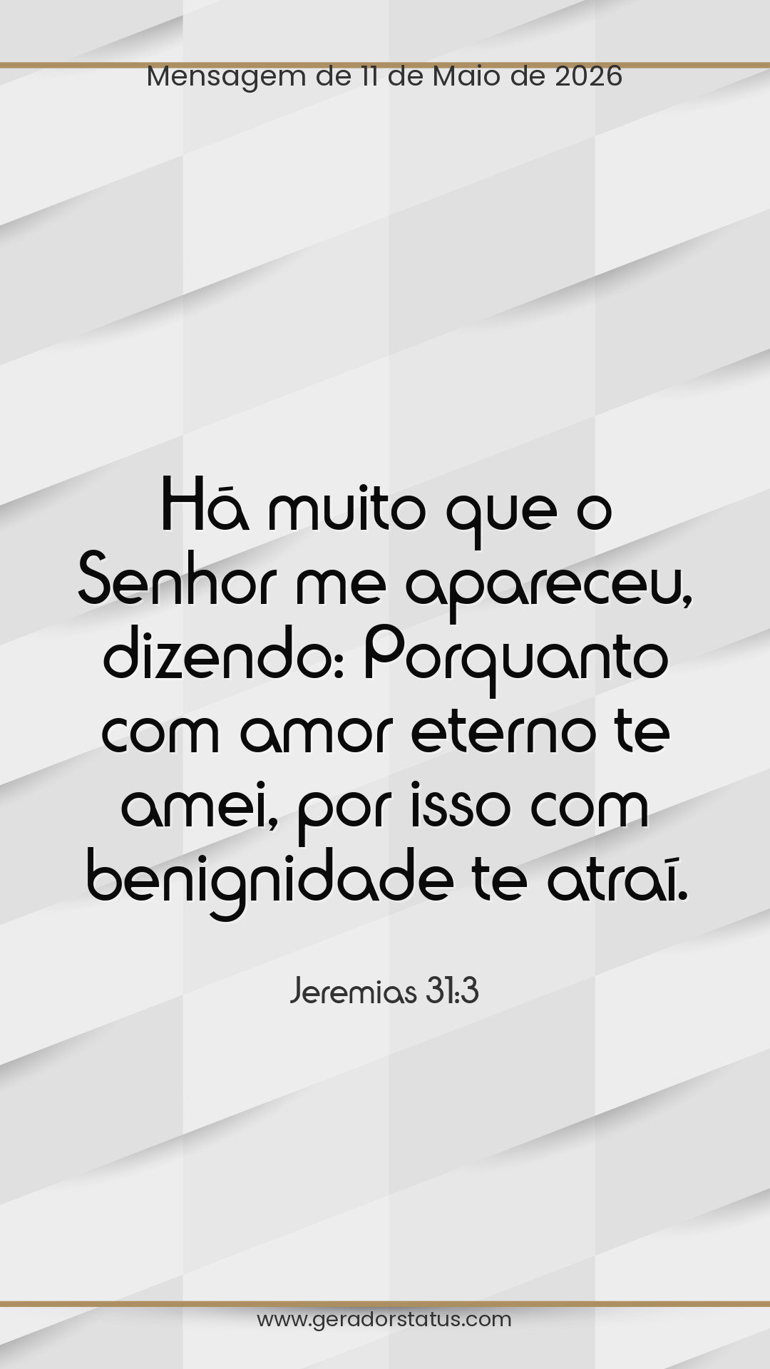 Status do dia: Versículo