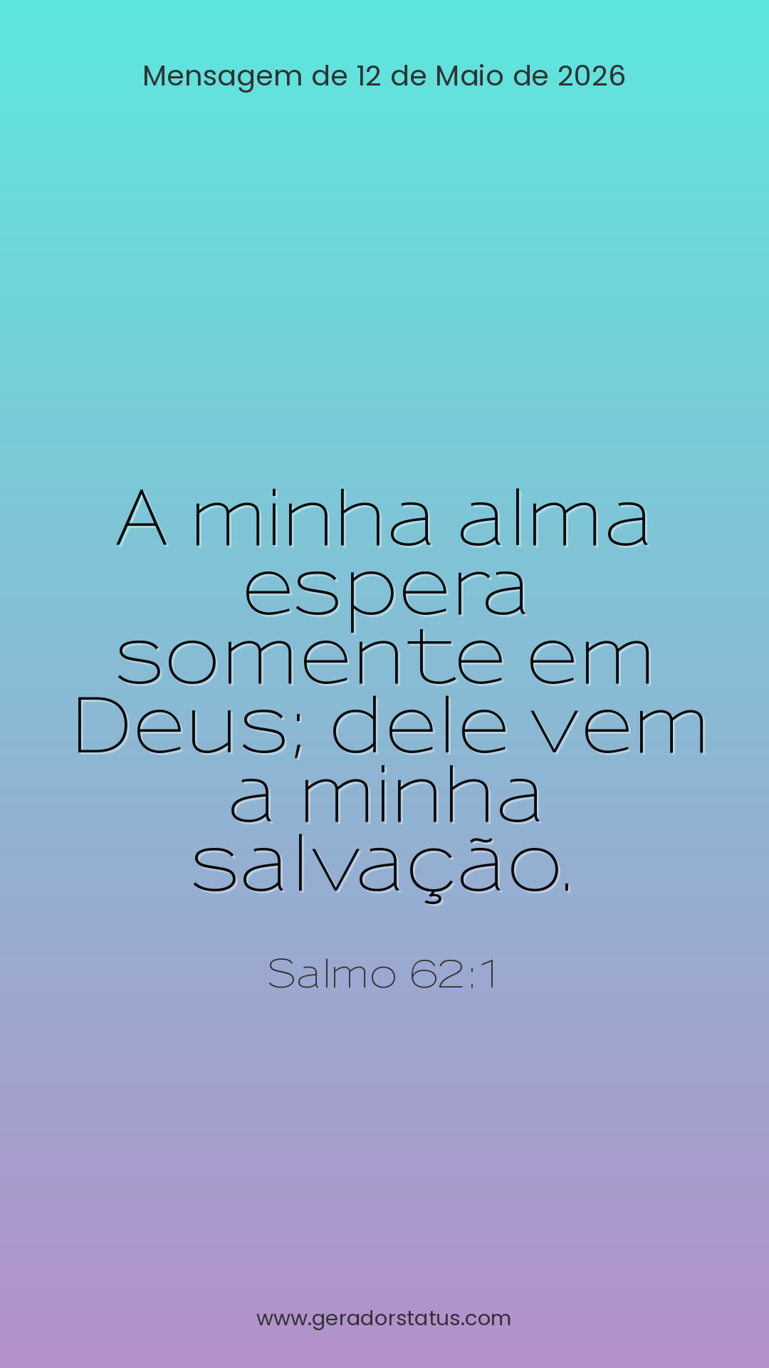 Status do dia: Salmo