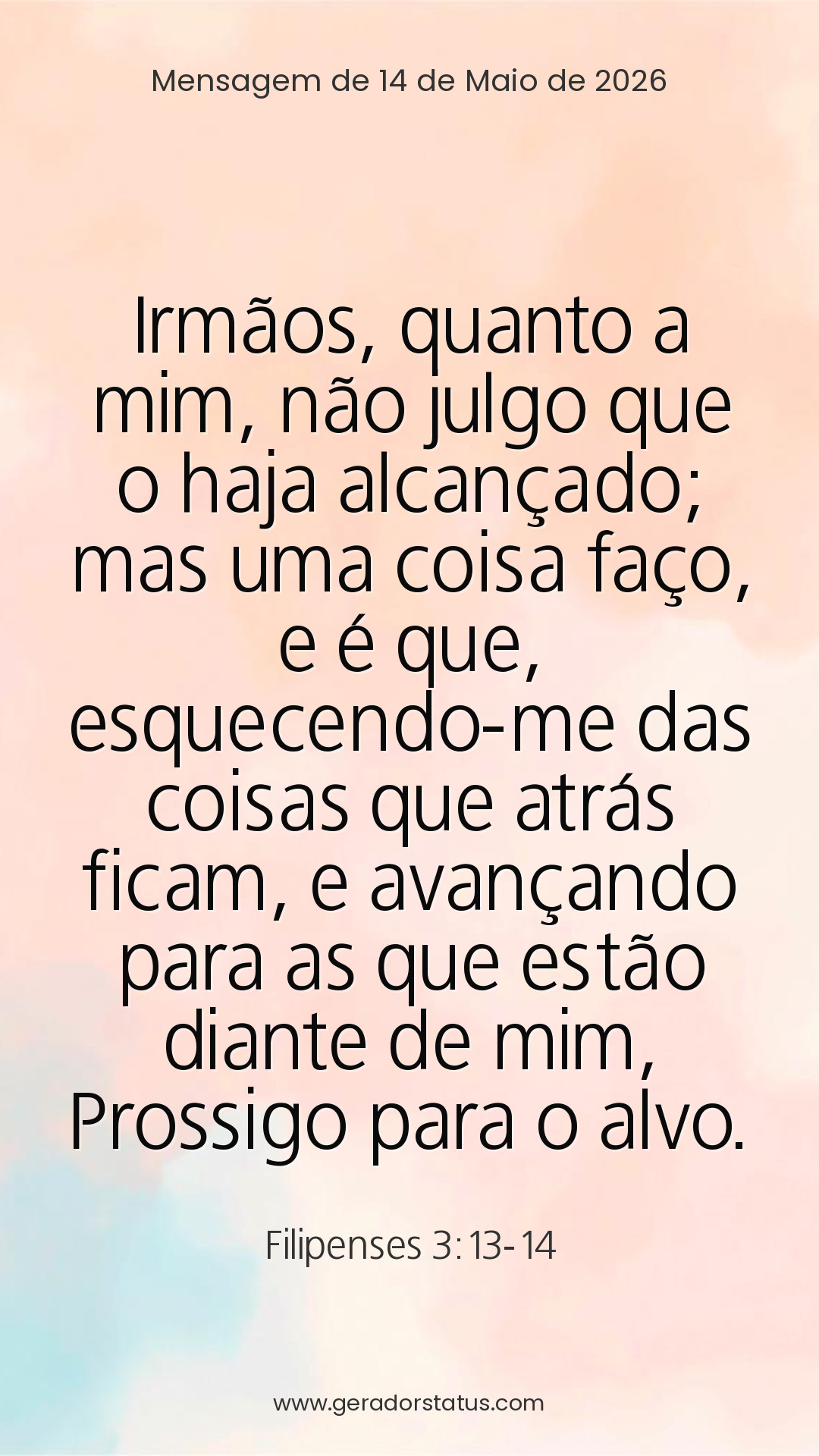 Status do dia: Versículo