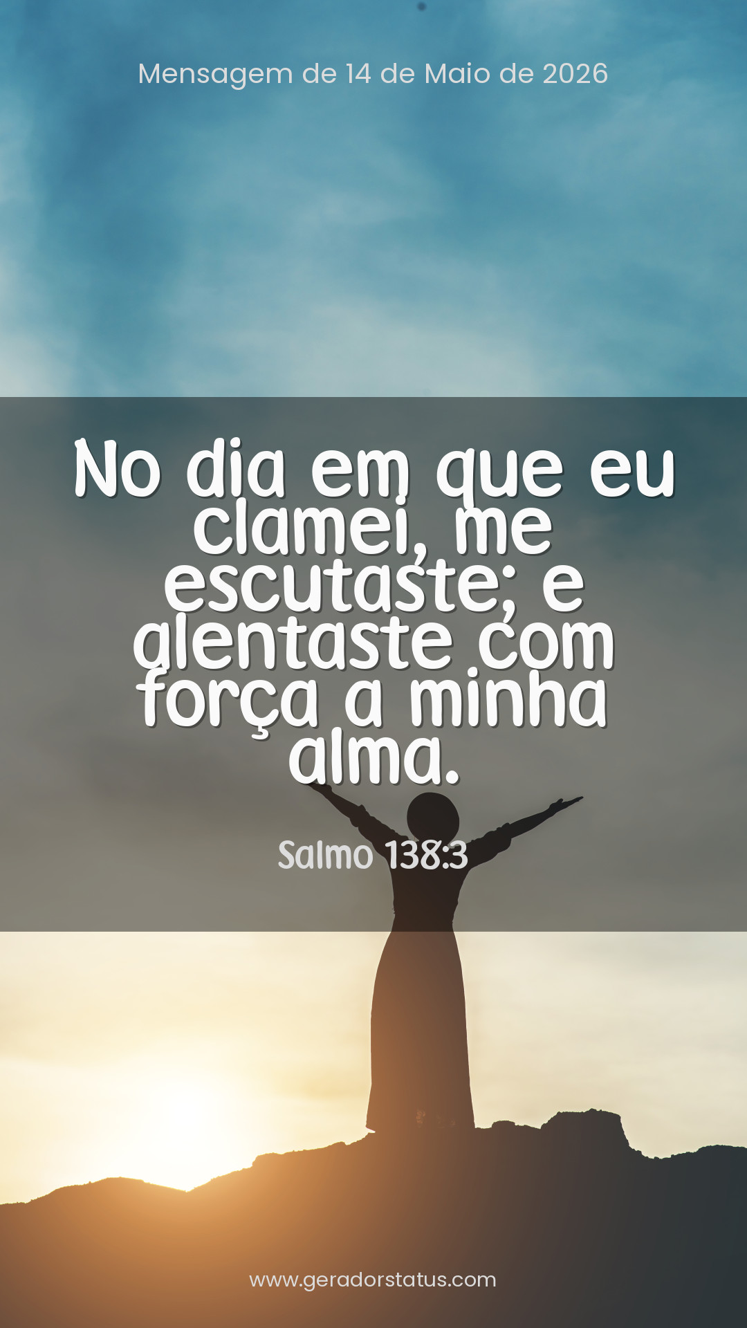 Status do dia: Salmo